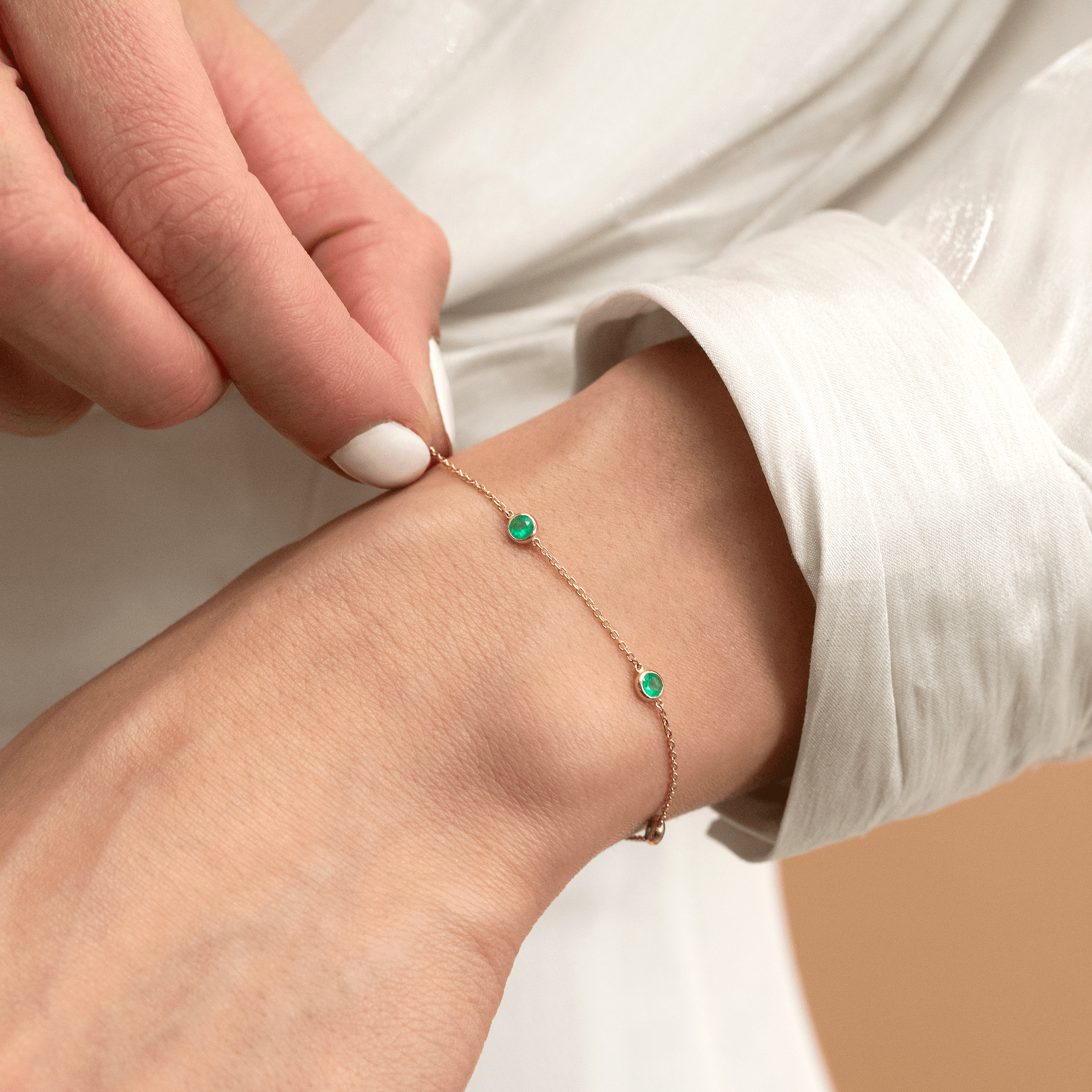 Emerald Harmony Bracelet