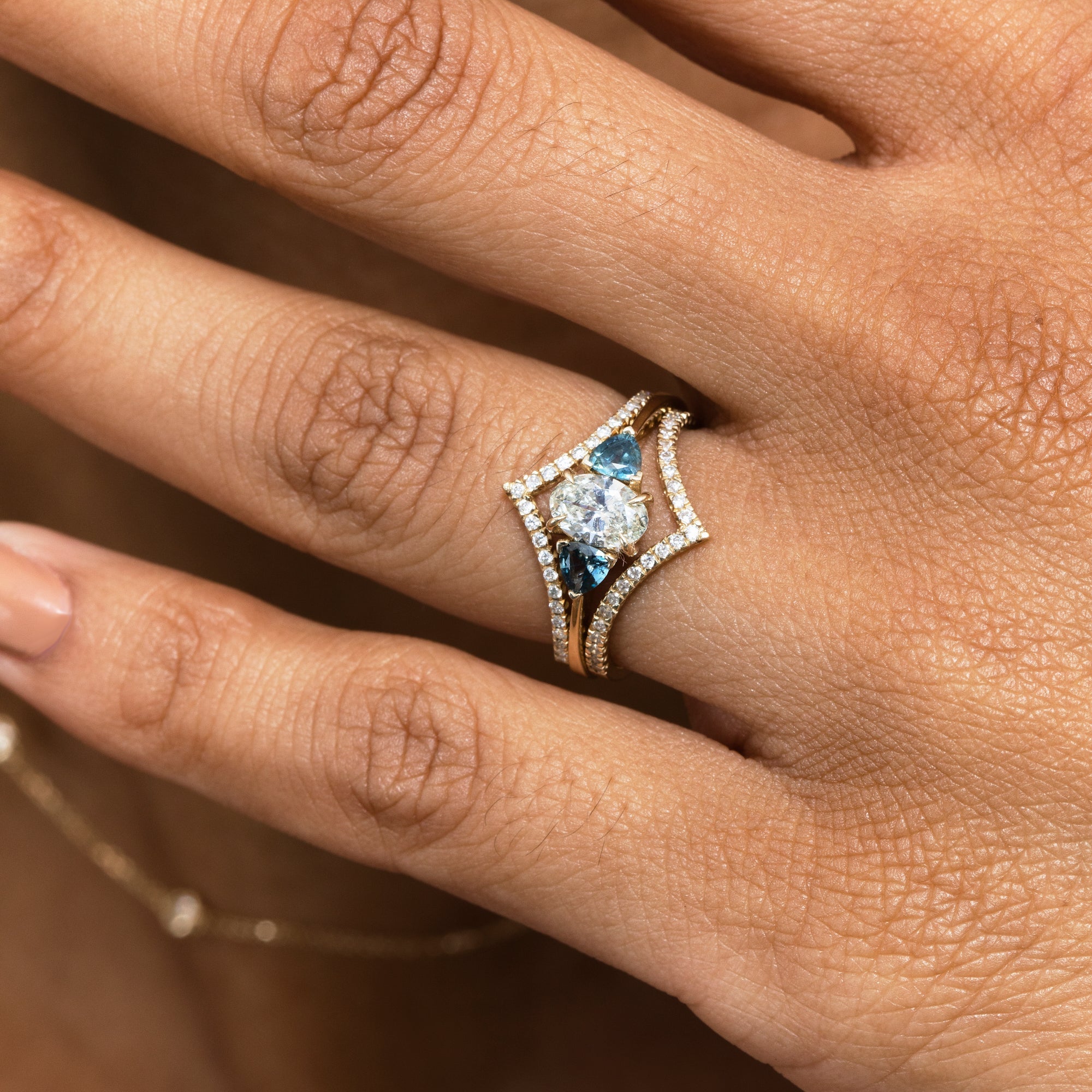 Mystique Teal Gem Ring