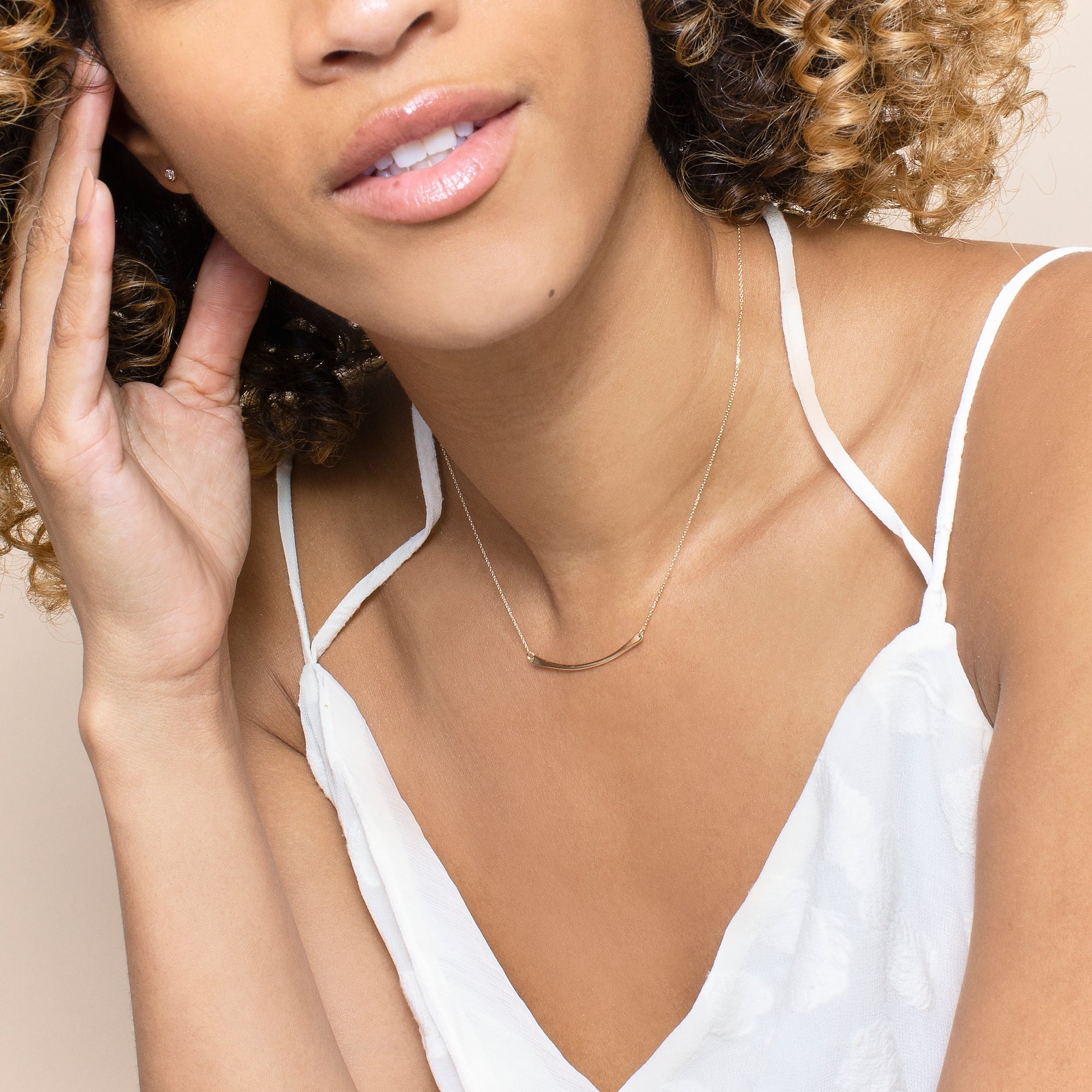Modern Line Necklace