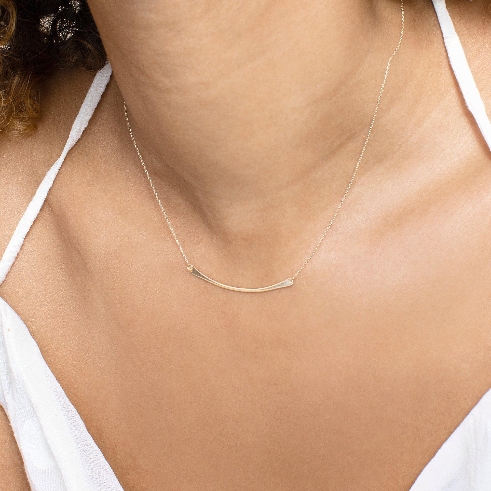 Modern Line Necklace