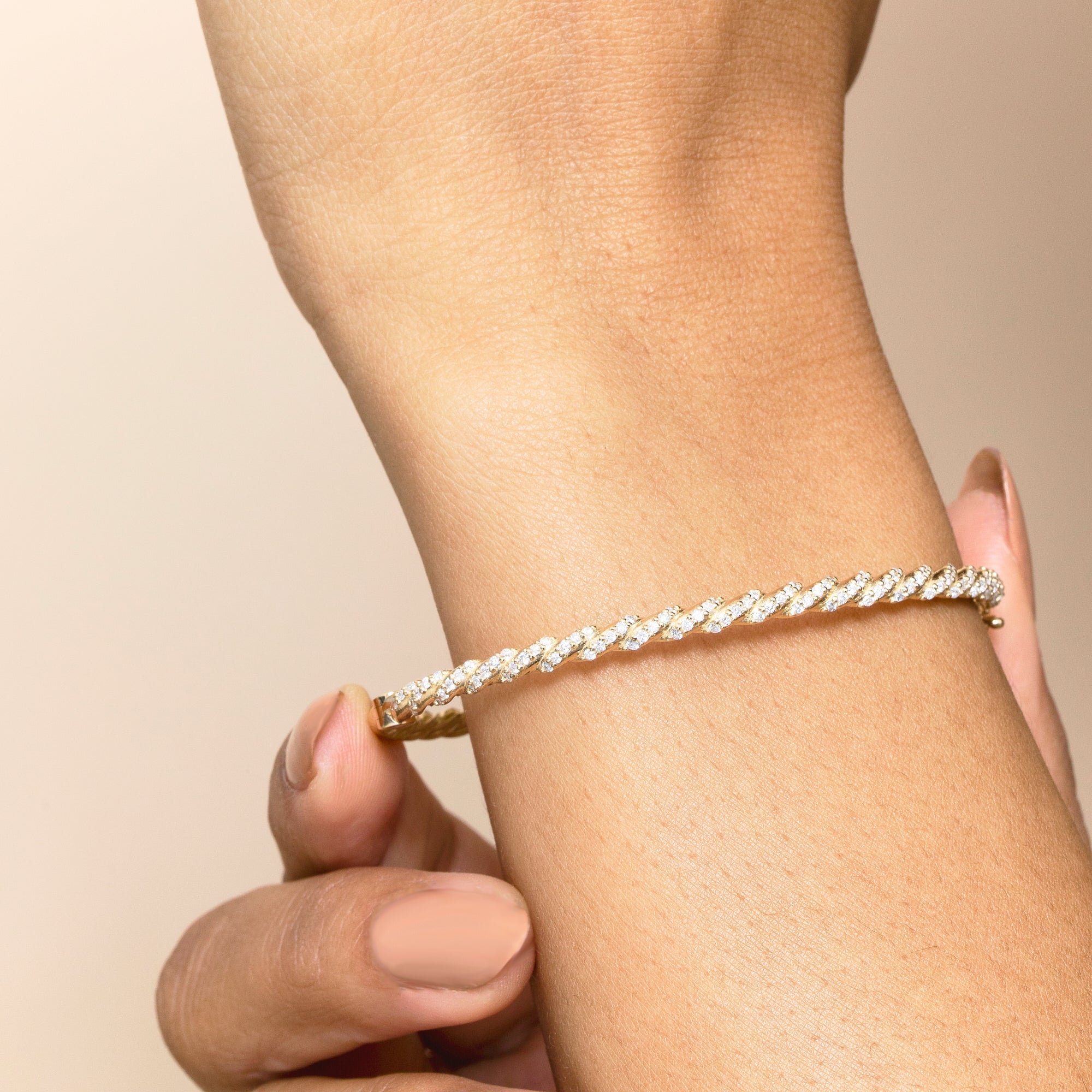 Diamond Braid Bracelet