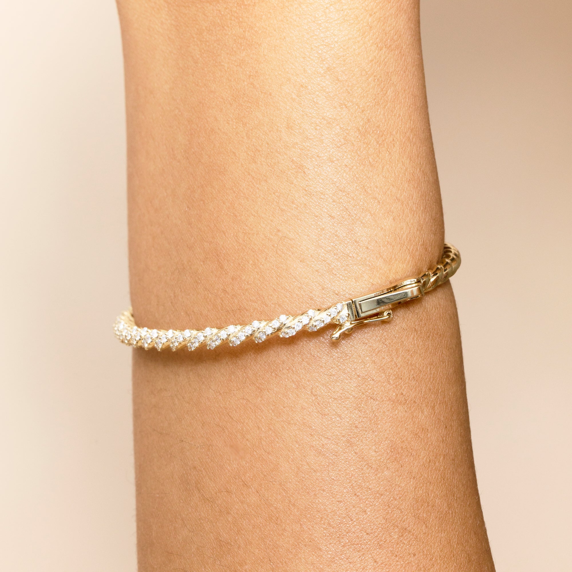 Diamond Braid Bracelet