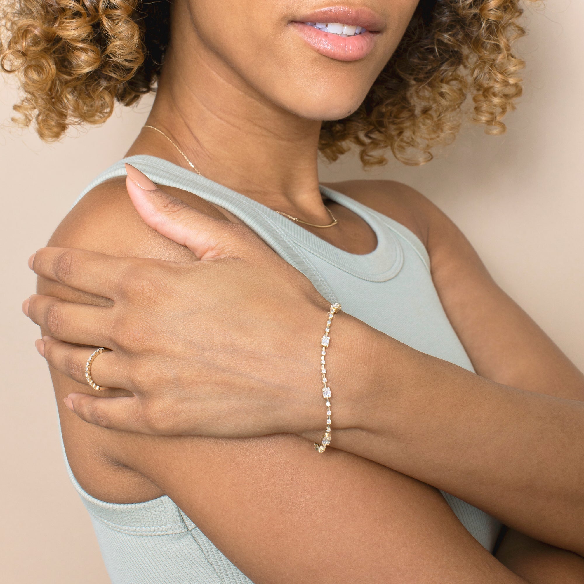 Luxe Radiance Tennis Bracelet