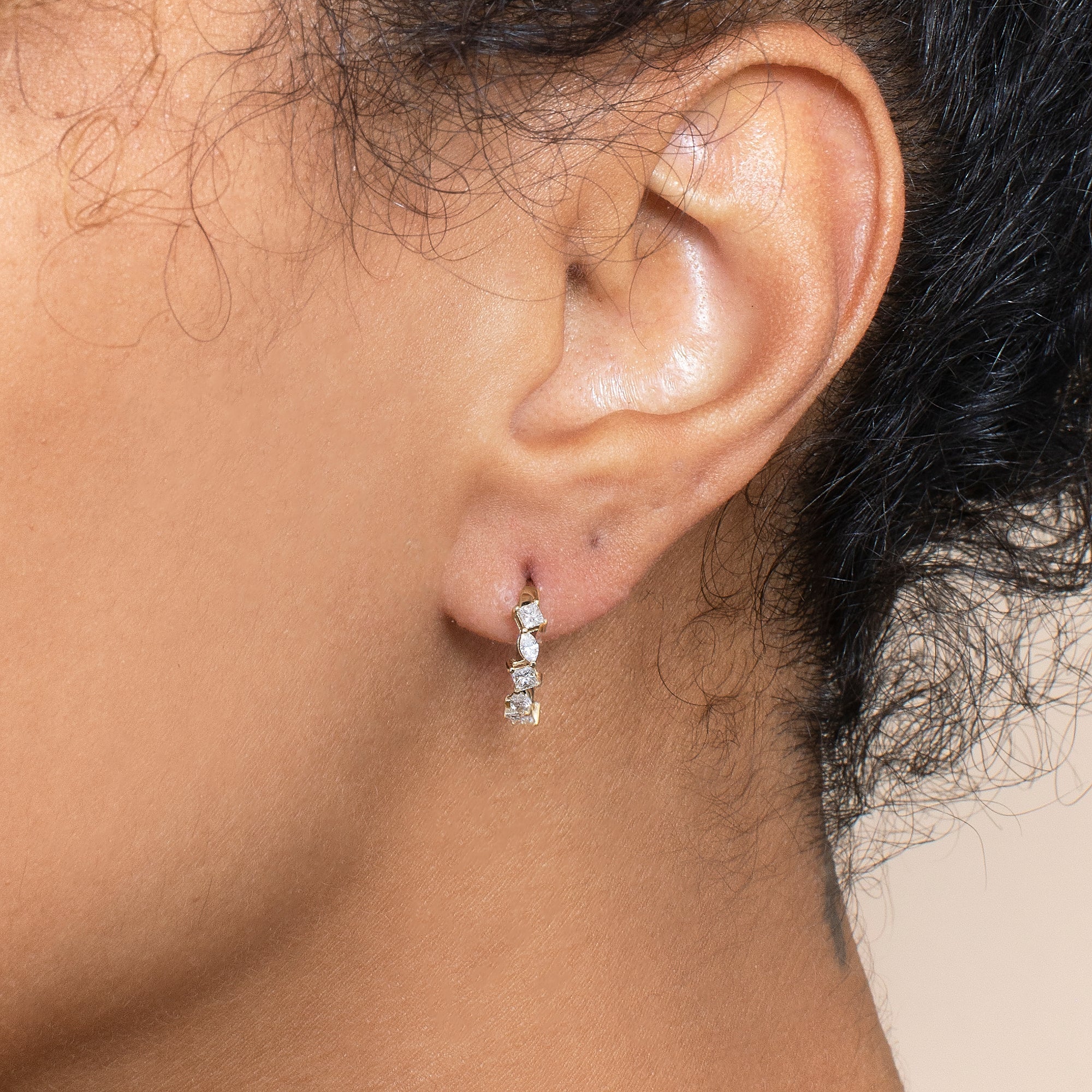 Dazzle Cluster Hoops