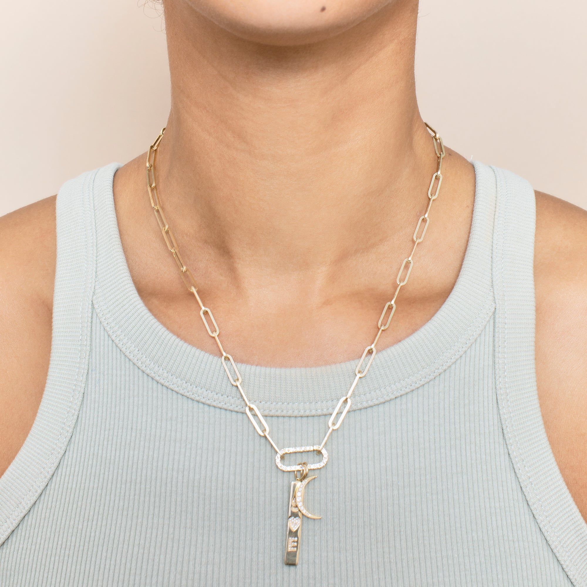Paperclip Spark Charm Link