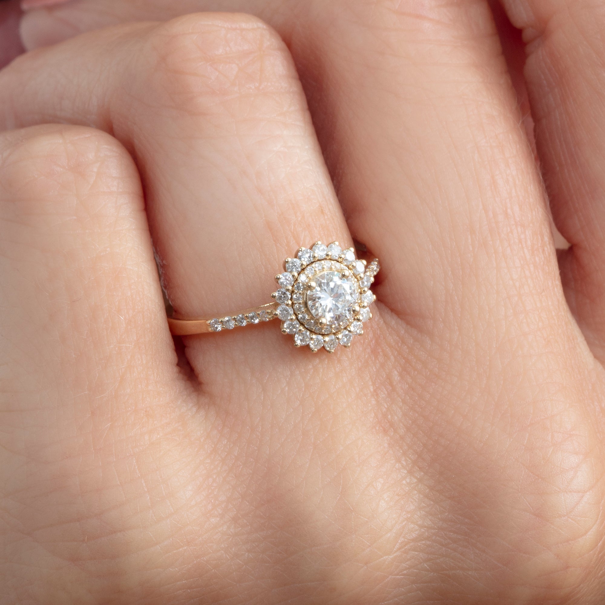 Stellar Burst Diamond Ring
