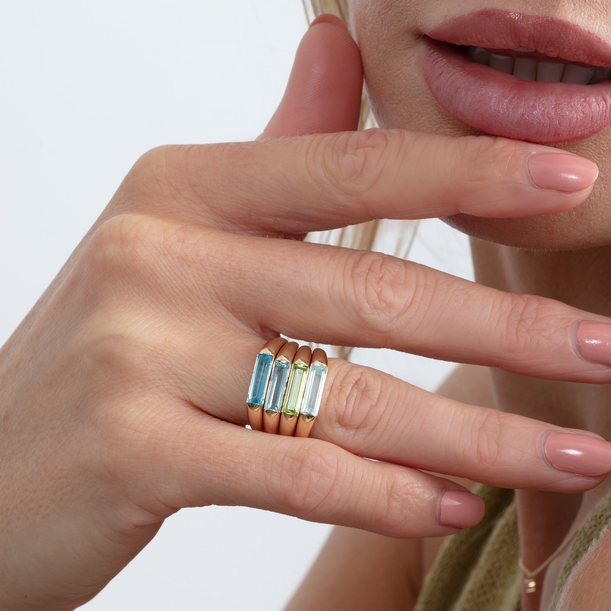 Arctic Blue Topaz Ring