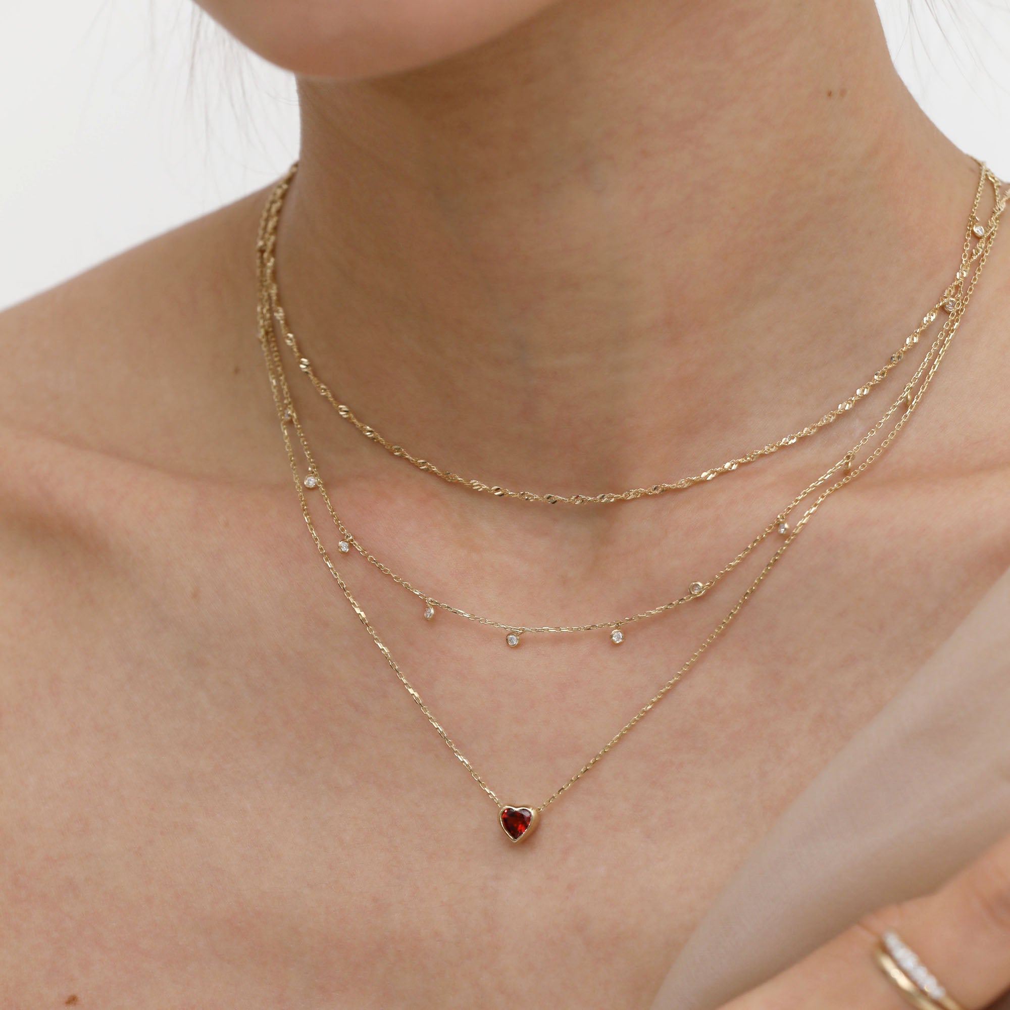 Twist Link Chain Necklace