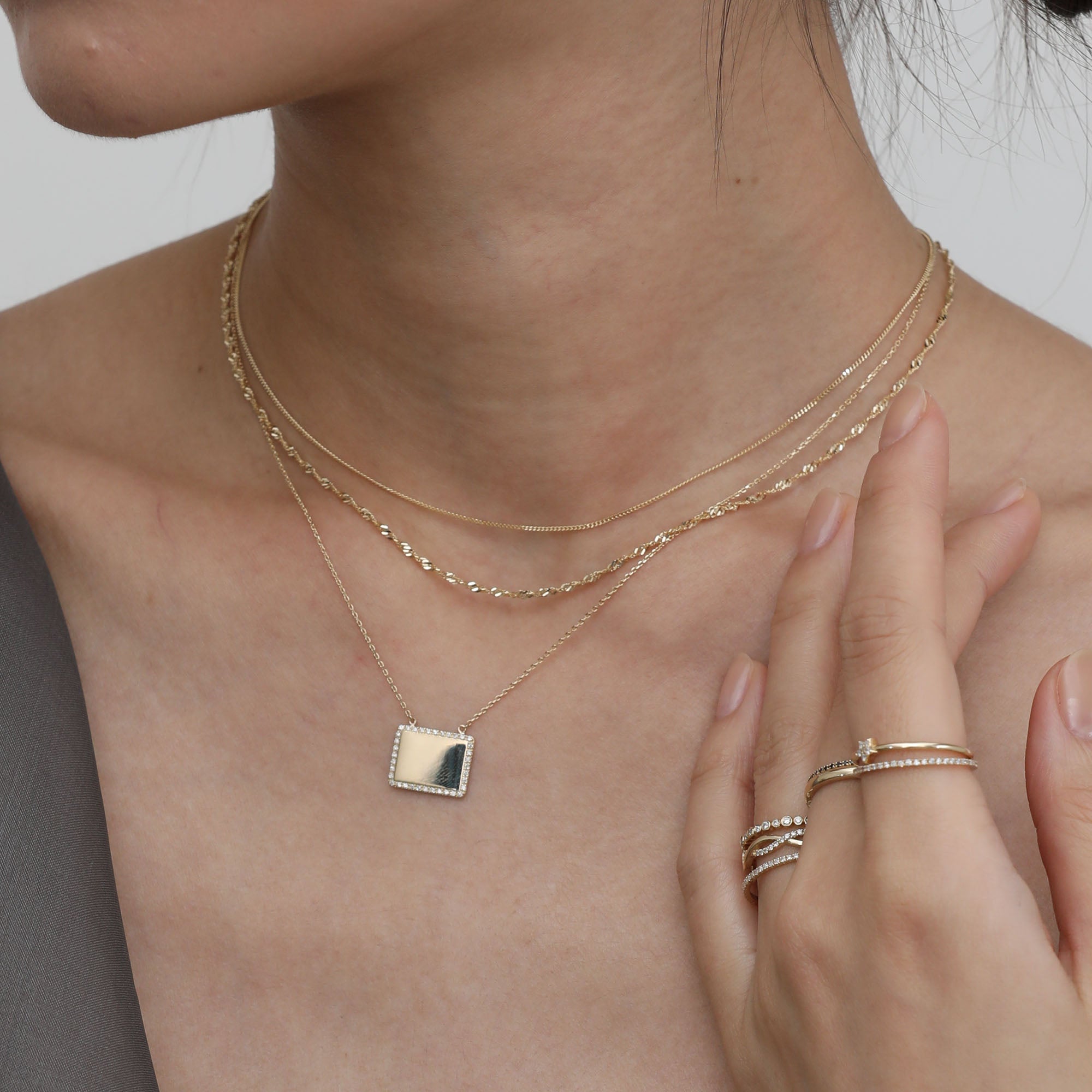 Twist Link Chain Necklace