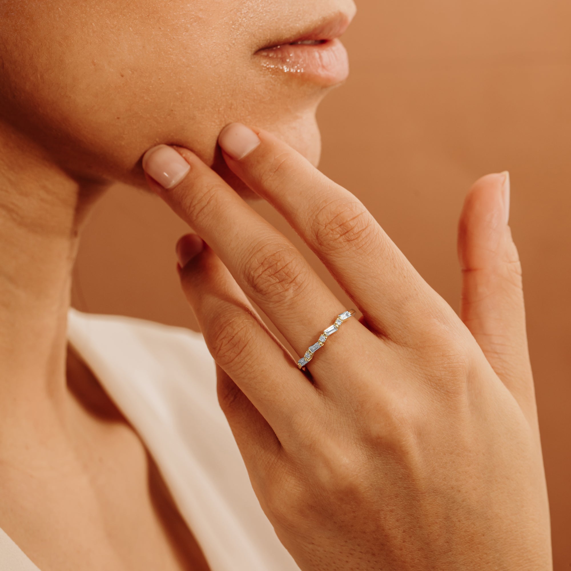 Rolling Wave Statement Ring