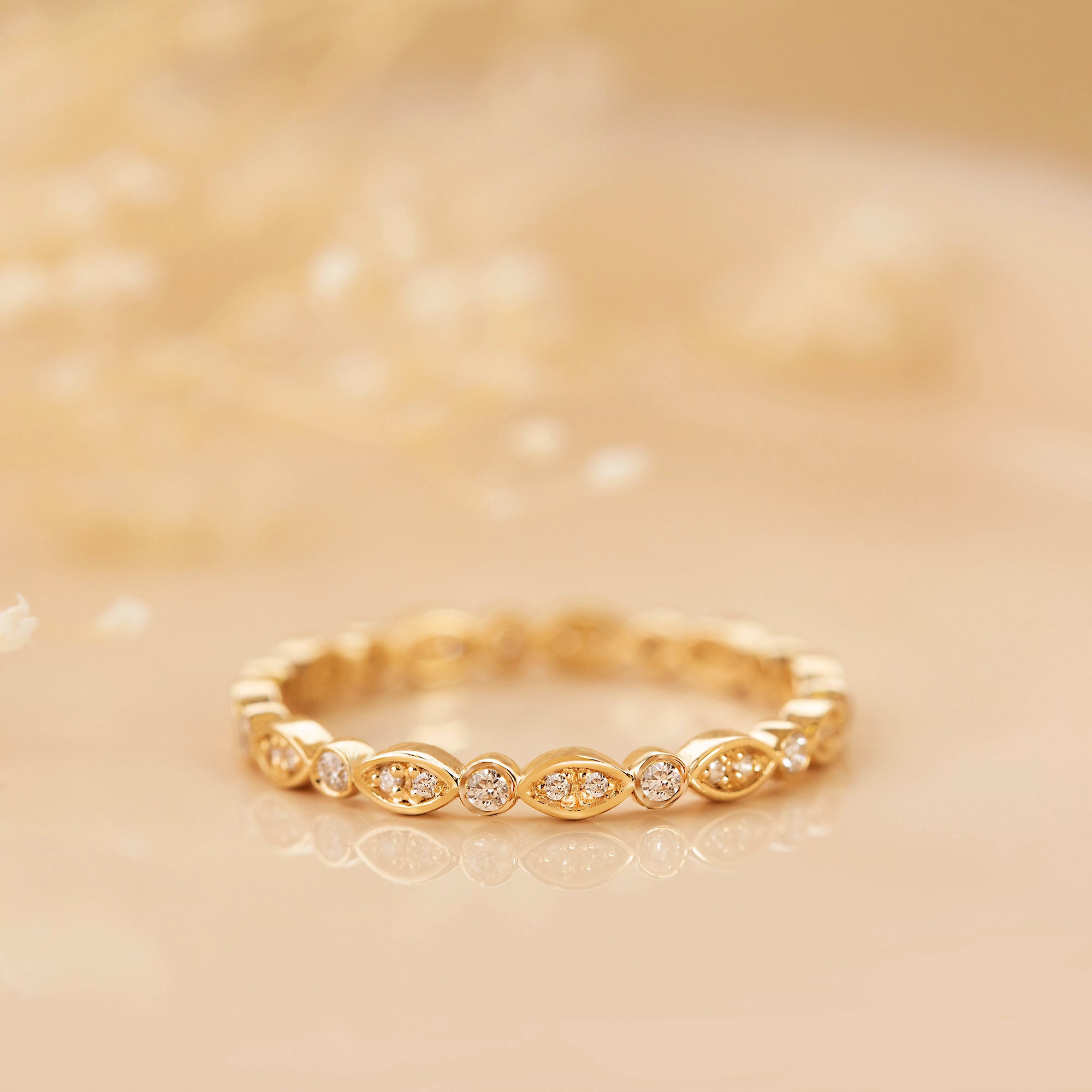 Deco Luxe Diamond Ring