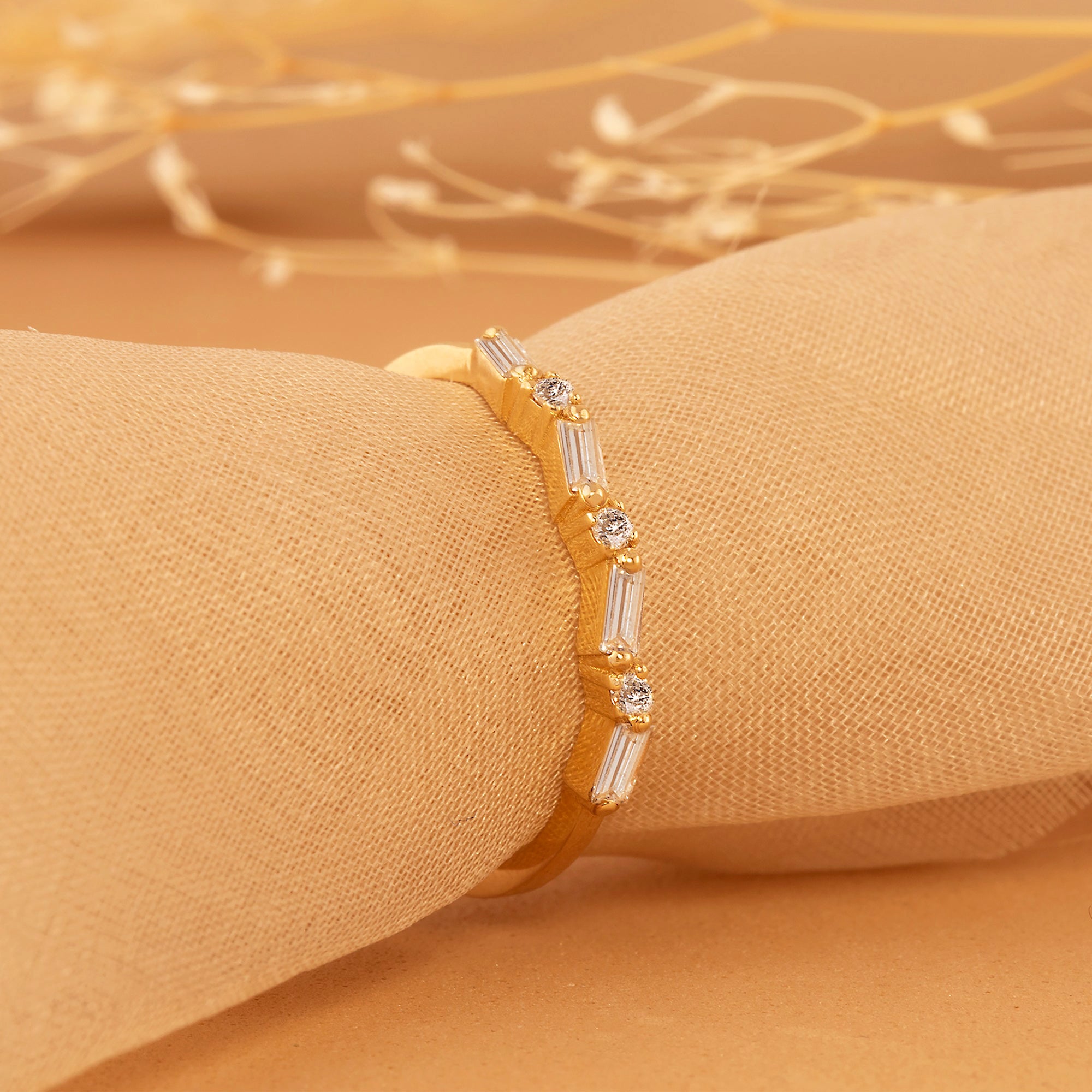 Rolling Wave Statement Ring