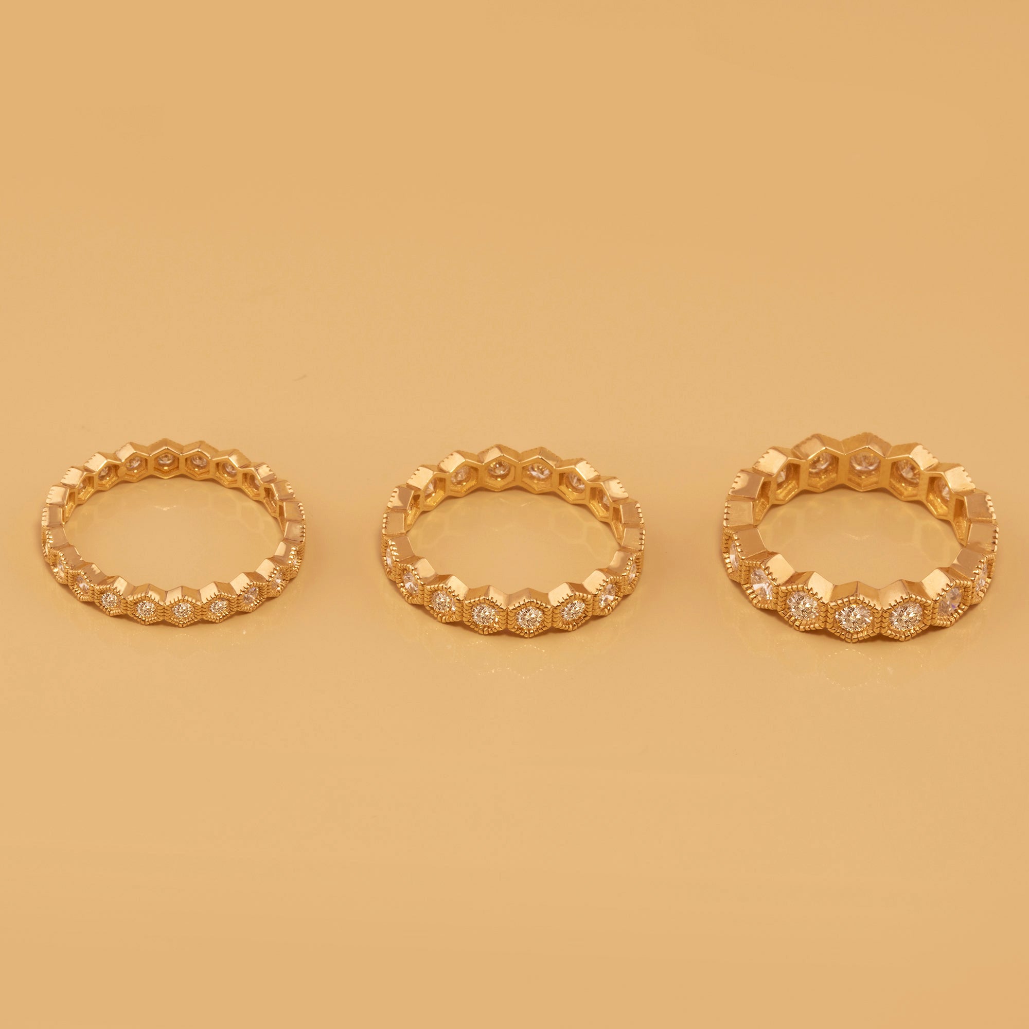 Gleaming Hive Ring
