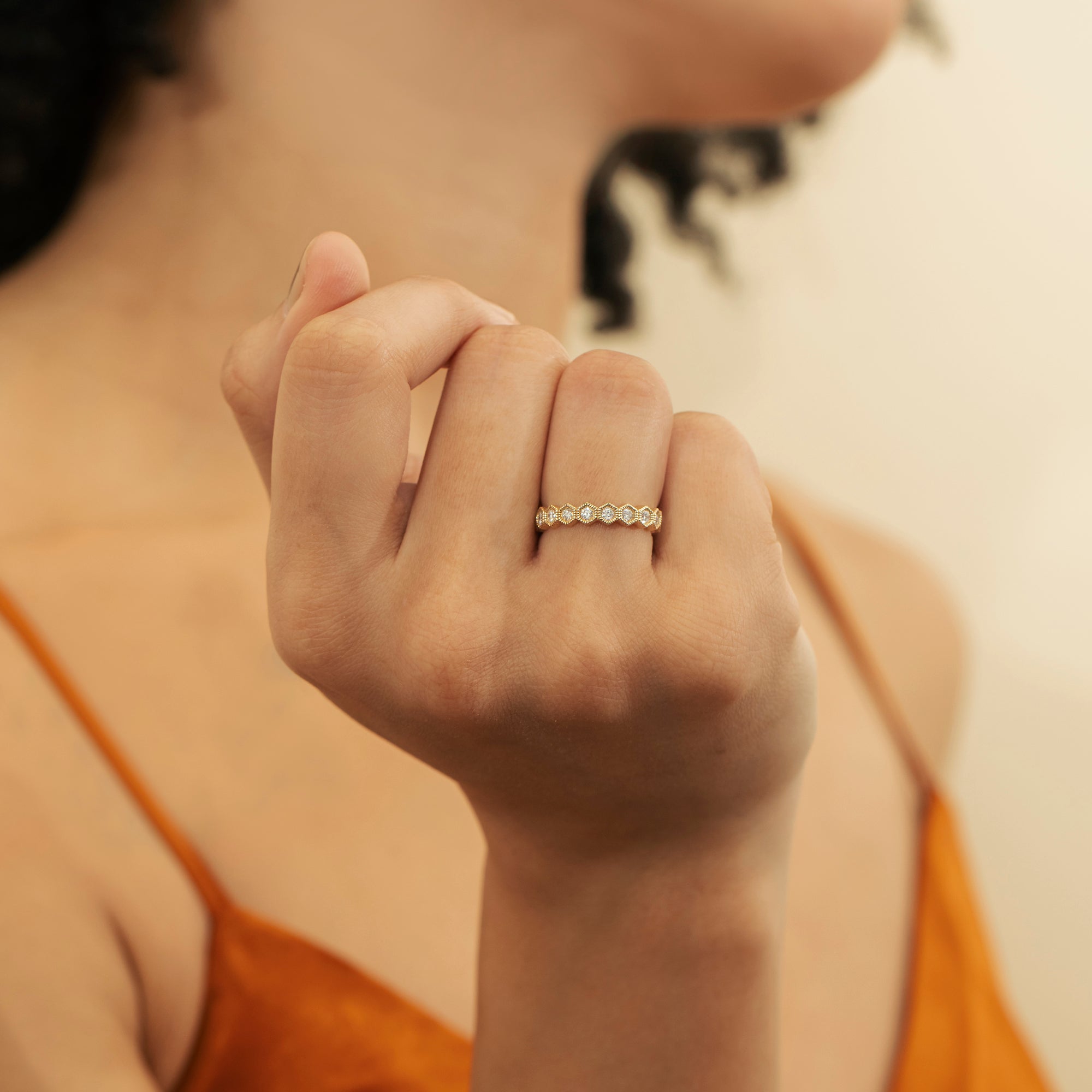 Gleaming Hive Ring
