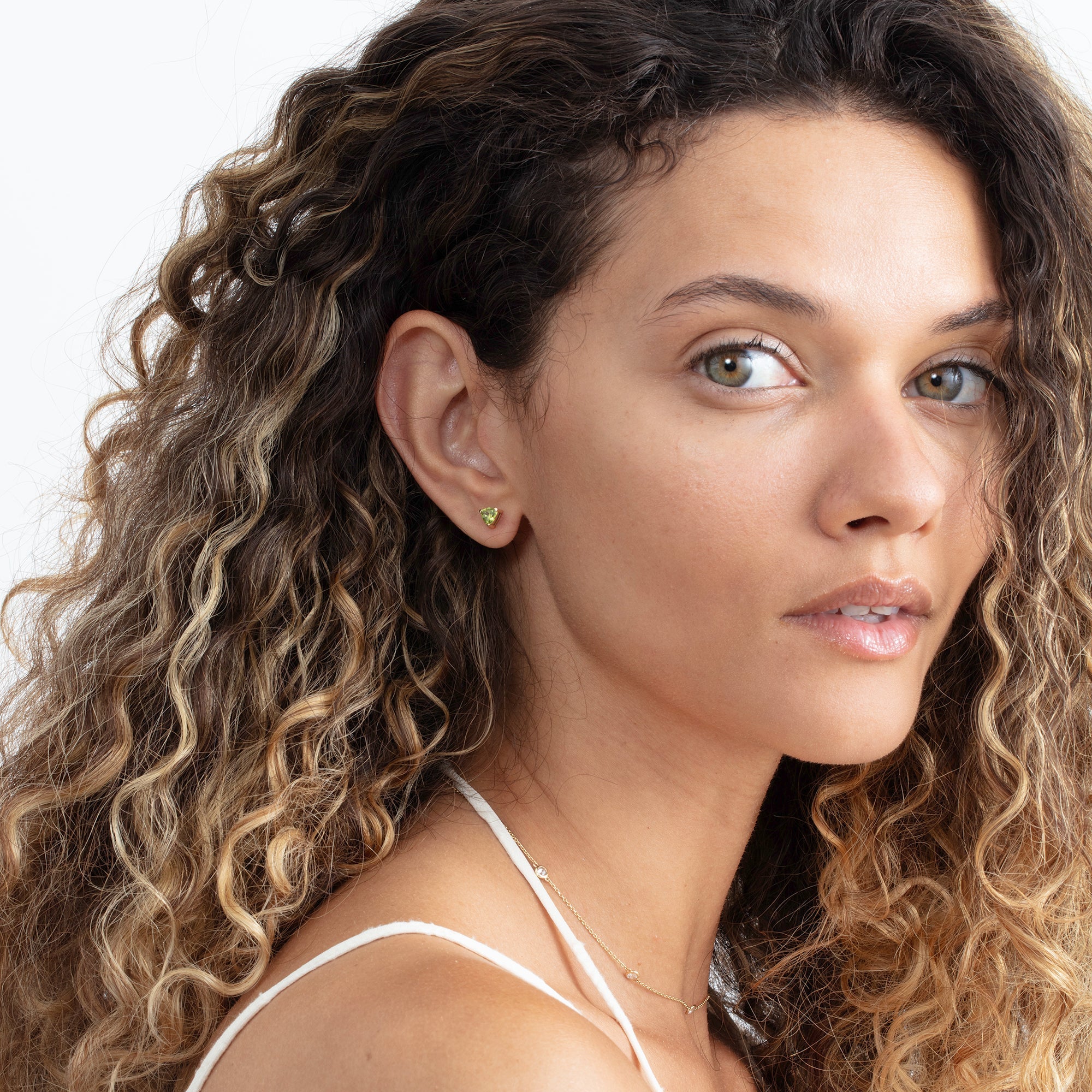 Triangle Dewdrop Earrings