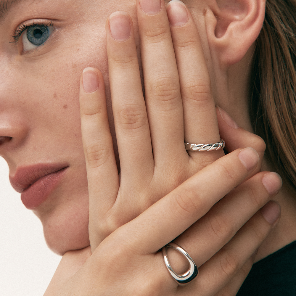 Norman: Concave Design XL Ring - Jewel Edition