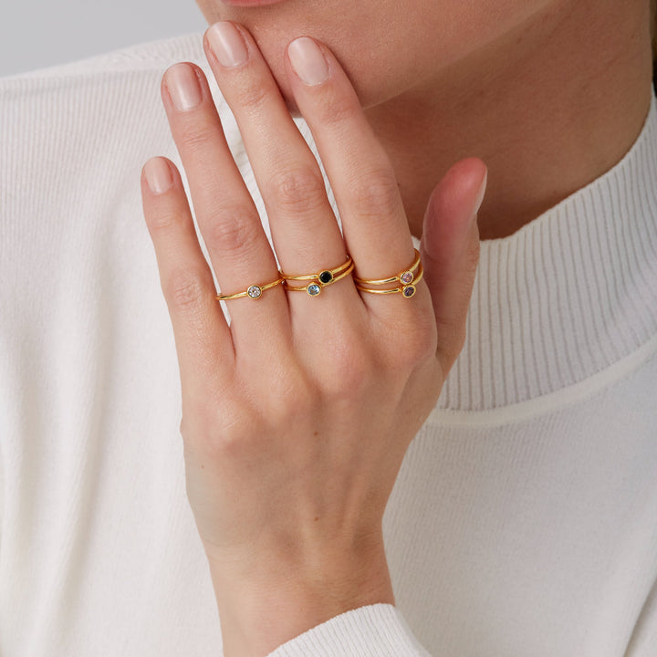 Aqua Solitaire: Serene Elegance in a Ring - Jewel Edition