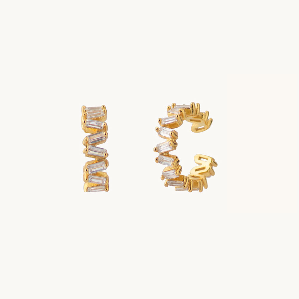 Avenir Baguette Ear Cuff - Jewel Edition