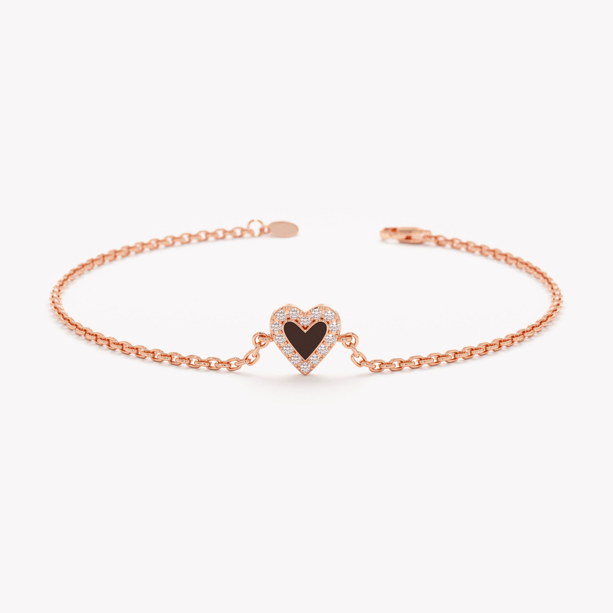 Midnight Heart Spark Bracelet