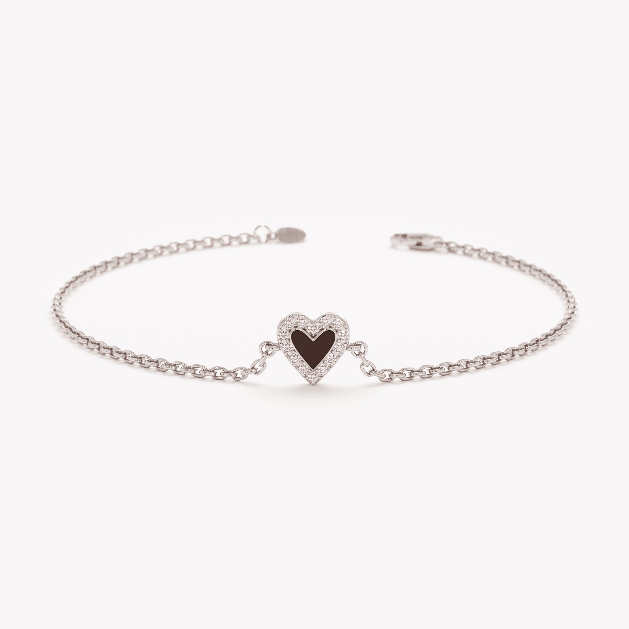 Midnight Heart Spark Bracelet
