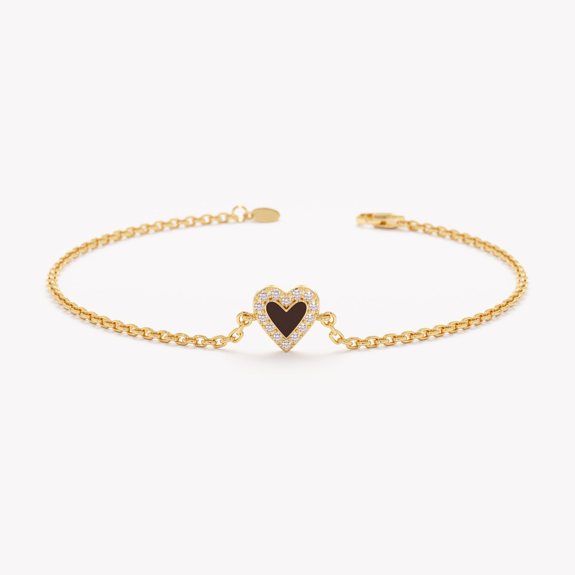 Midnight Heart Spark Bracelet