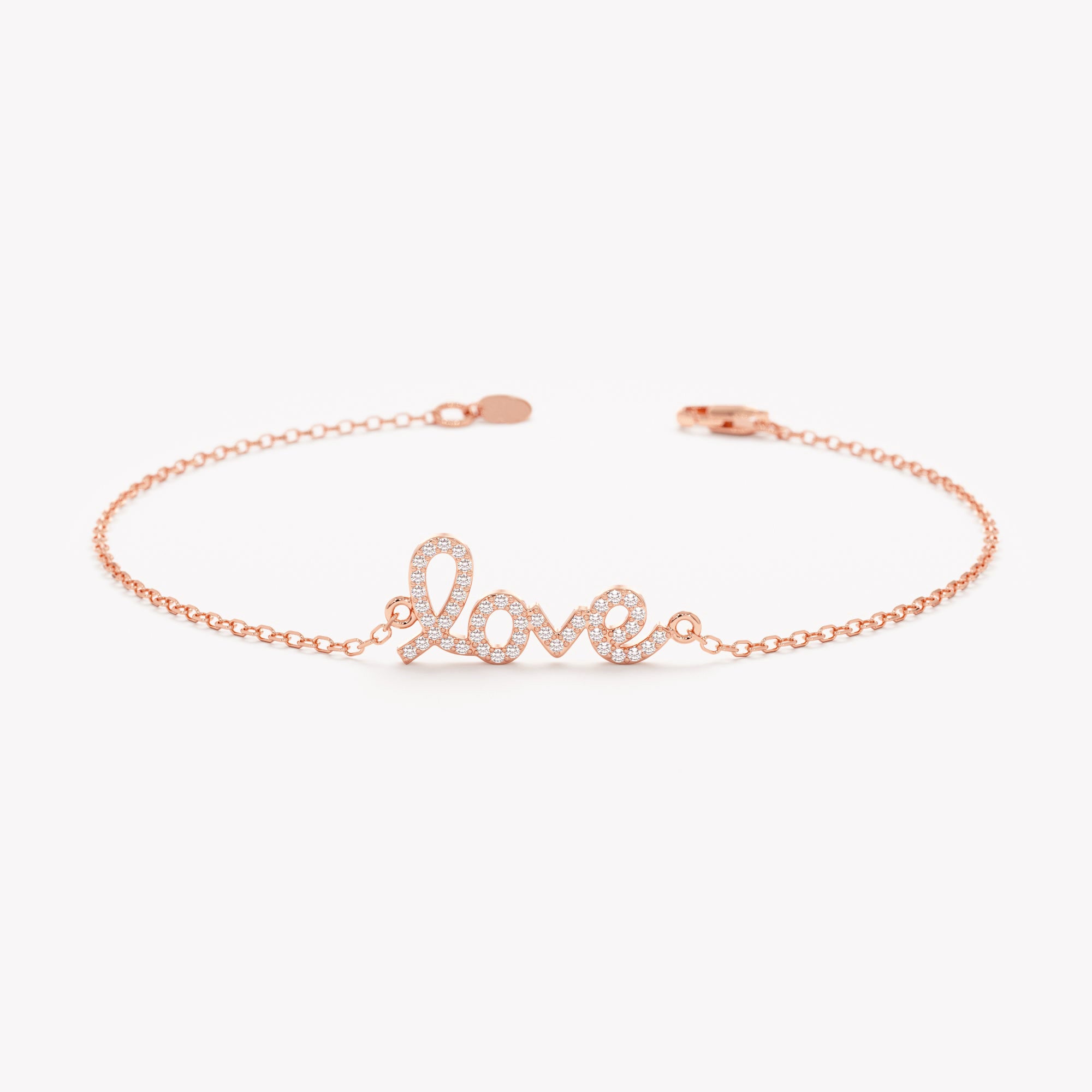 Heartfelt Diamond Link Bracelet