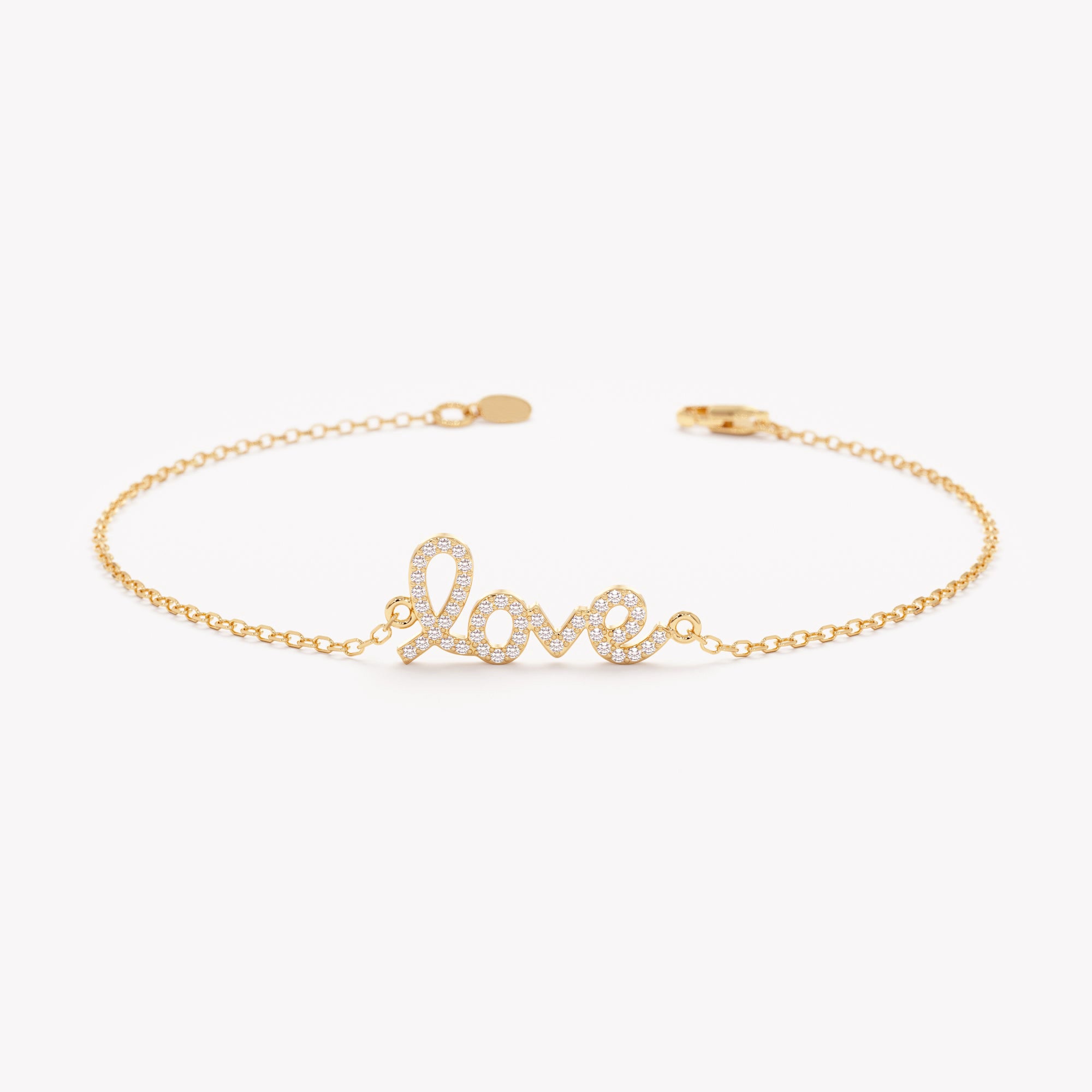 Heartfelt Diamond Link Bracelet