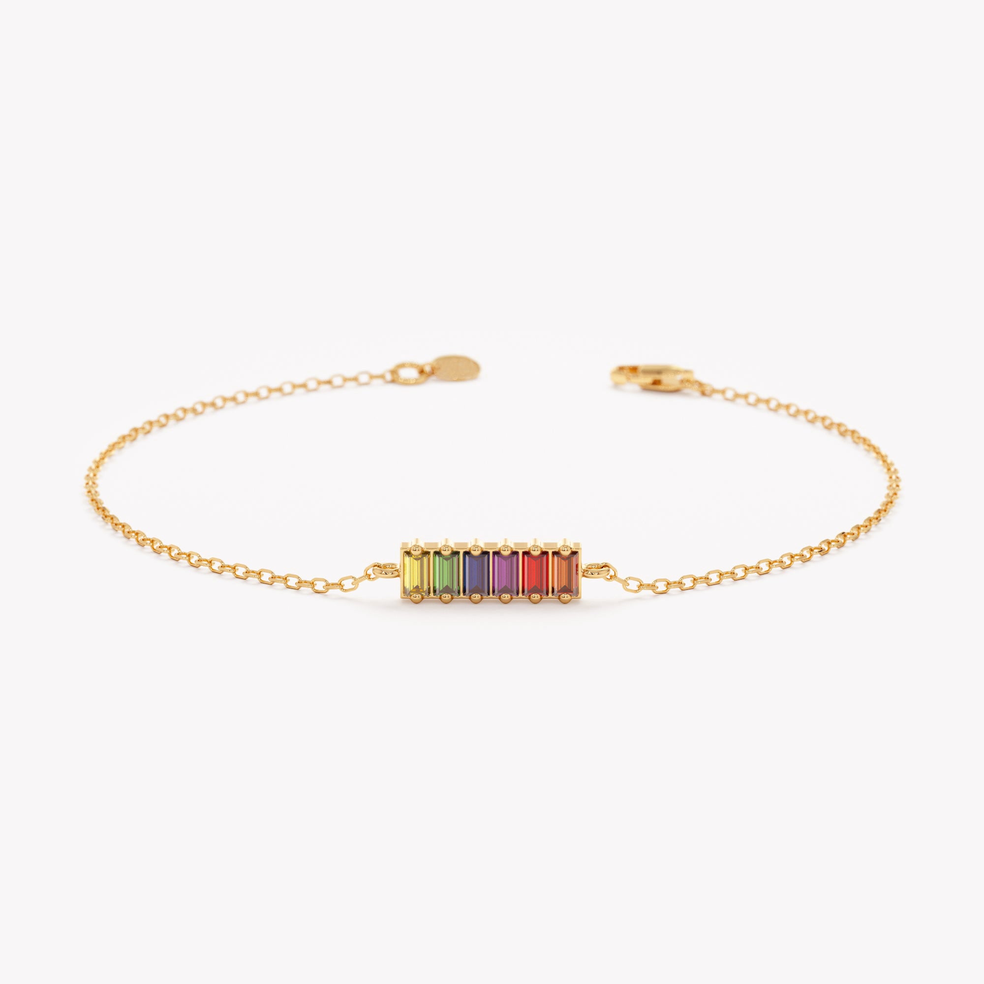 Color Burst Sapphire Bracelet