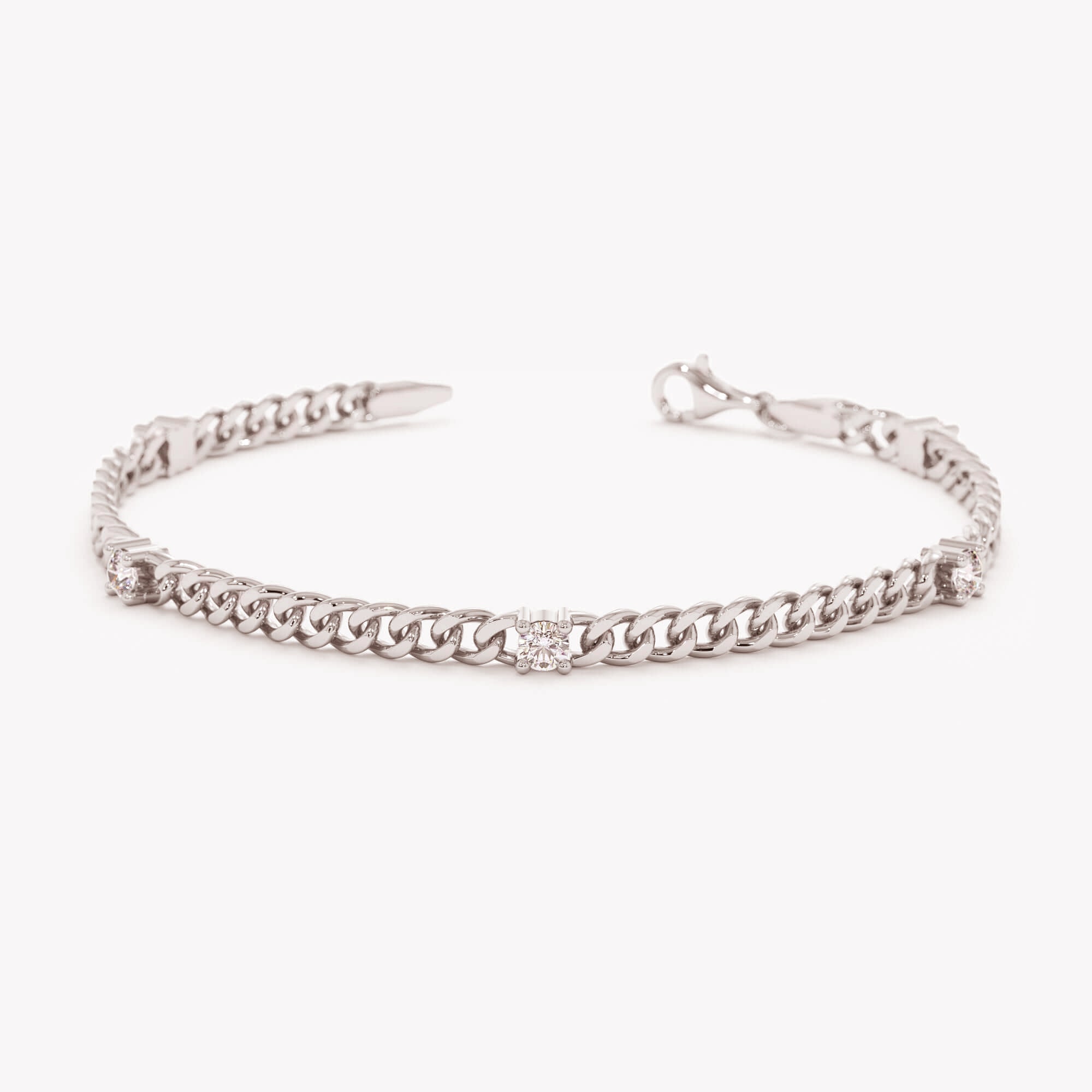Celestial Cuban Diamond Bracelet