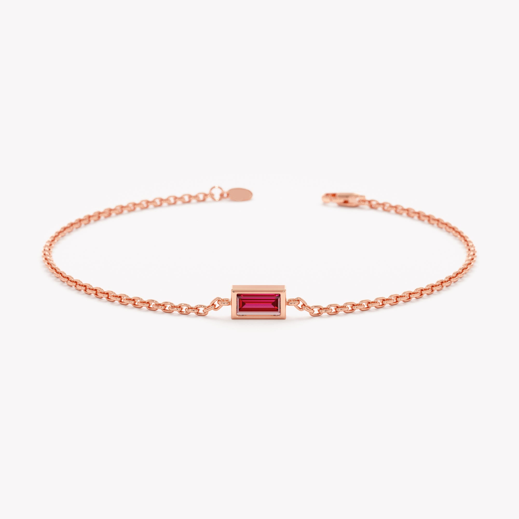 Ruby Spark Birthstone Bracelet