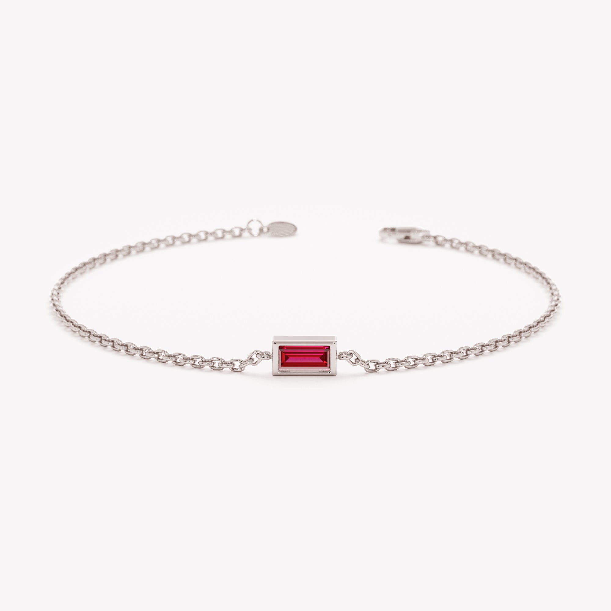 Ruby Spark Birthstone Bracelet