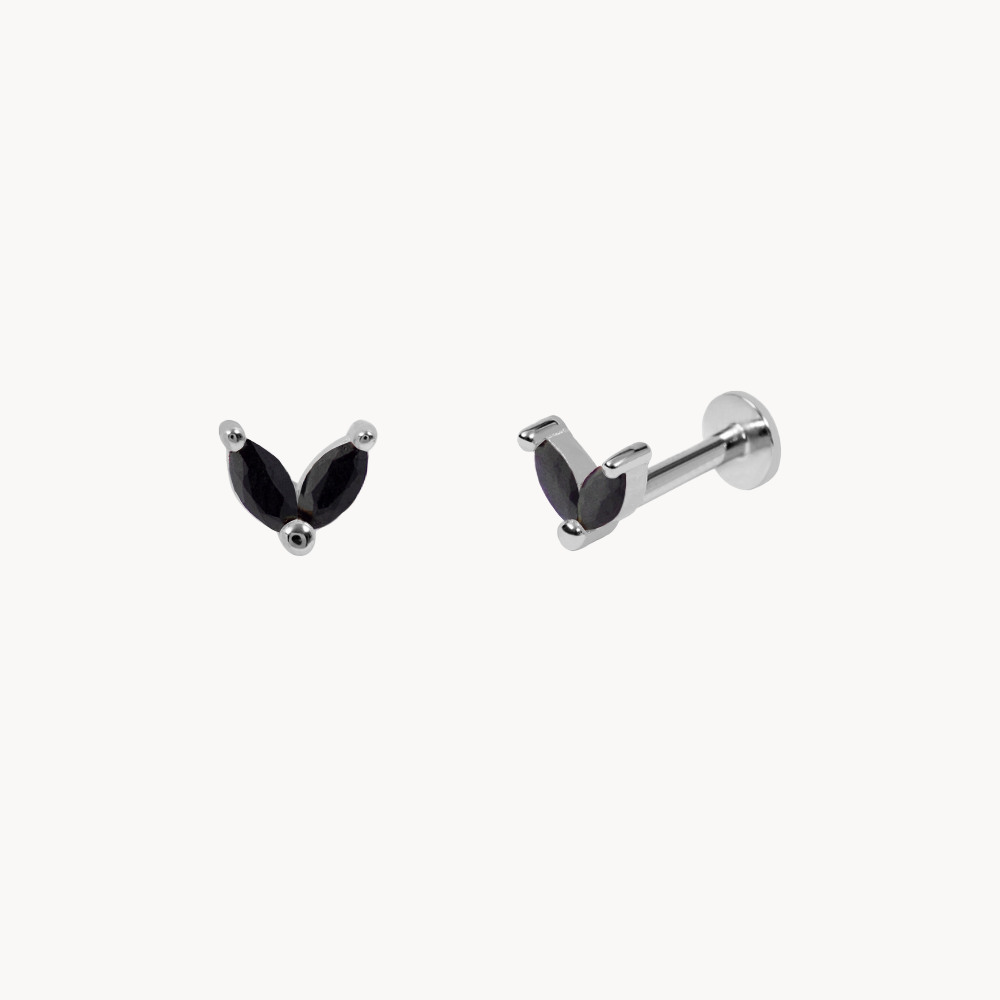 Phoenix Black Cubic Zirconia Piercing - Jewel Edition