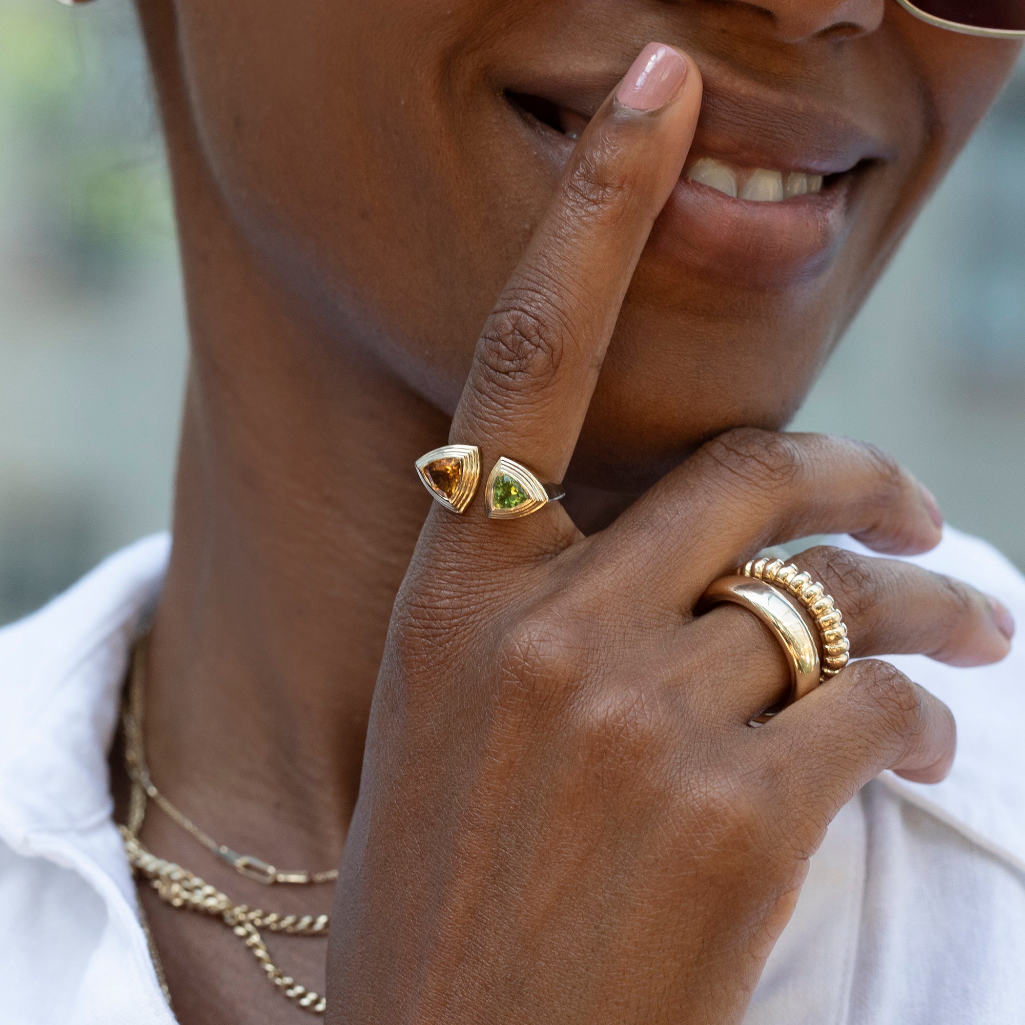 Radiant Harmony Statement Ring