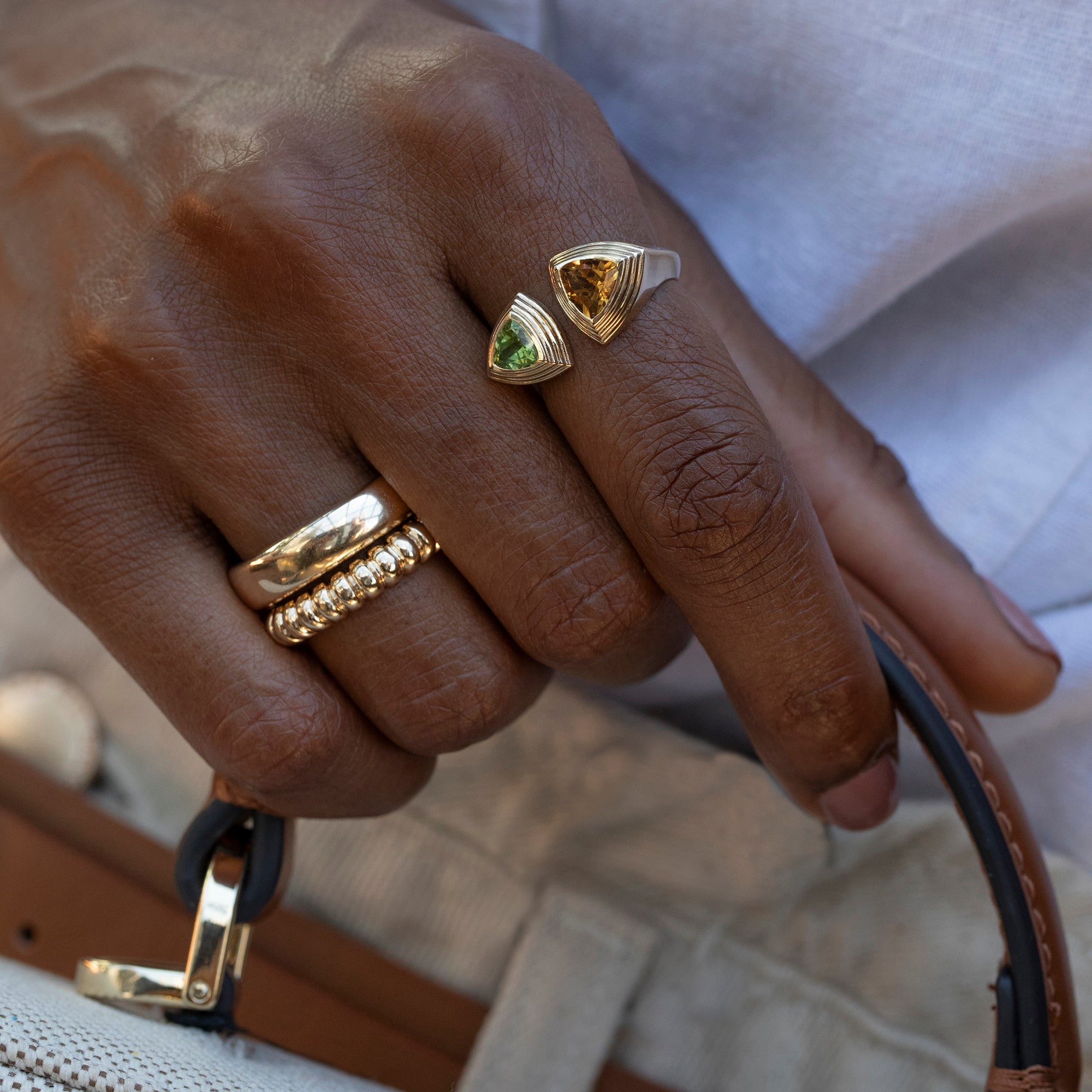 Radiant Harmony Statement Ring