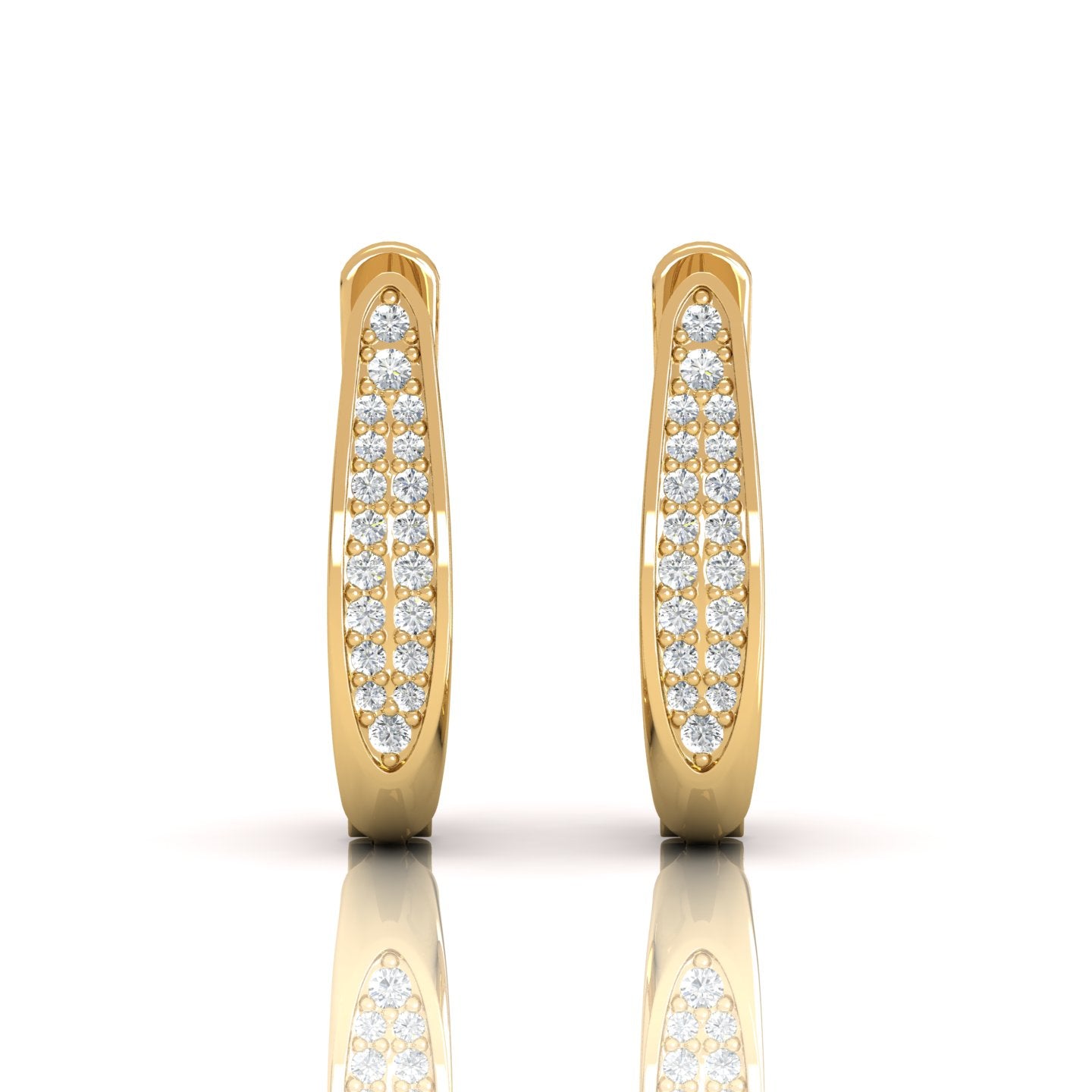 Dazzling 0.20 CTW Diamond Leverback Earrings: Timeless Elegance - Sparkle with Classic Sophistication