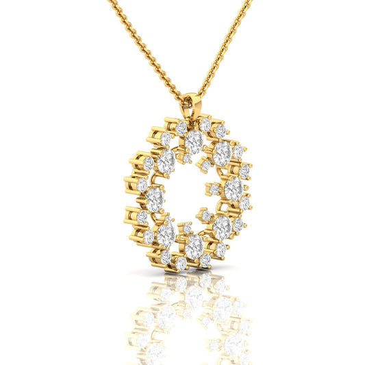 Love In Morse Code Diamond Pendant (2 ct. tw.) - Express Your Affection with Timeless Sparkle