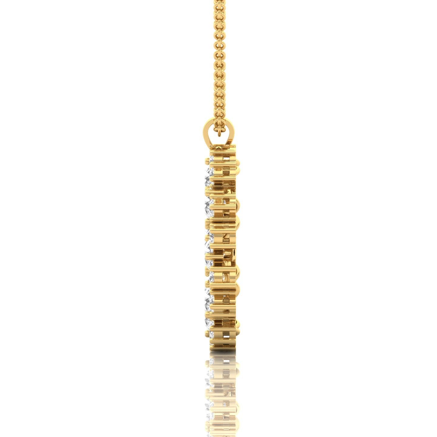 Love In Morse Code Diamond Pendant (2 ct. tw.) - Express Your Affection with Timeless Sparkle