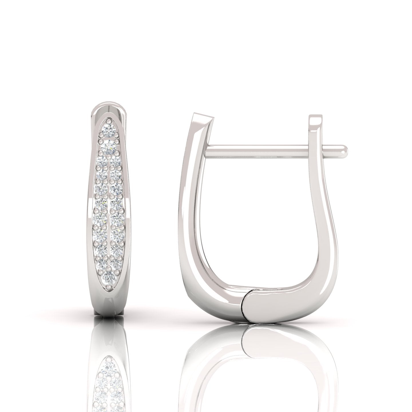 Dazzling 0.20 CTW Diamond Leverback Earrings: Timeless Elegance - Sparkle with Classic Sophistication