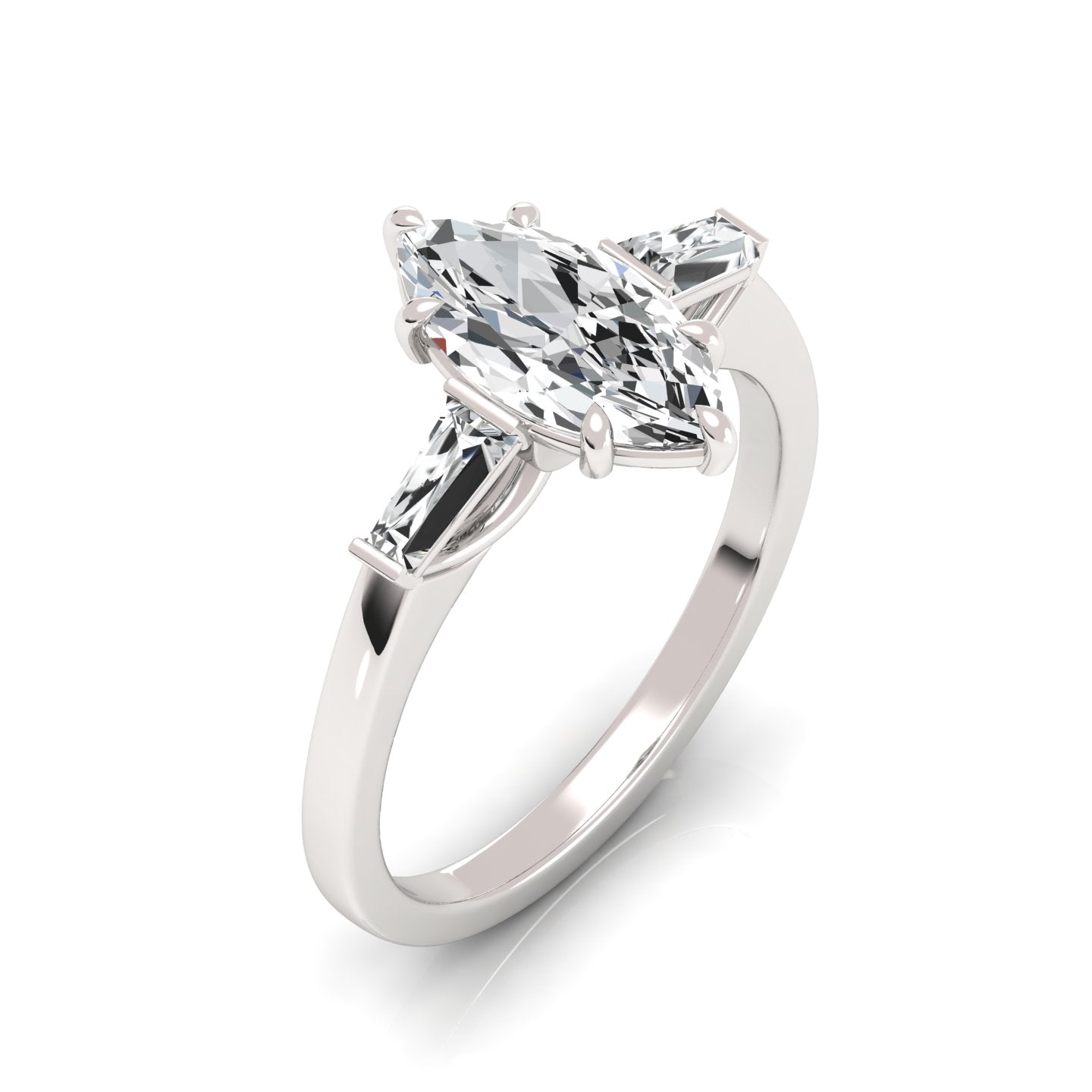 The Three Stone Marquise Engagement Ring (2.0 ct. tw.) - Embrace Elegance with Symbolism and Sparkle