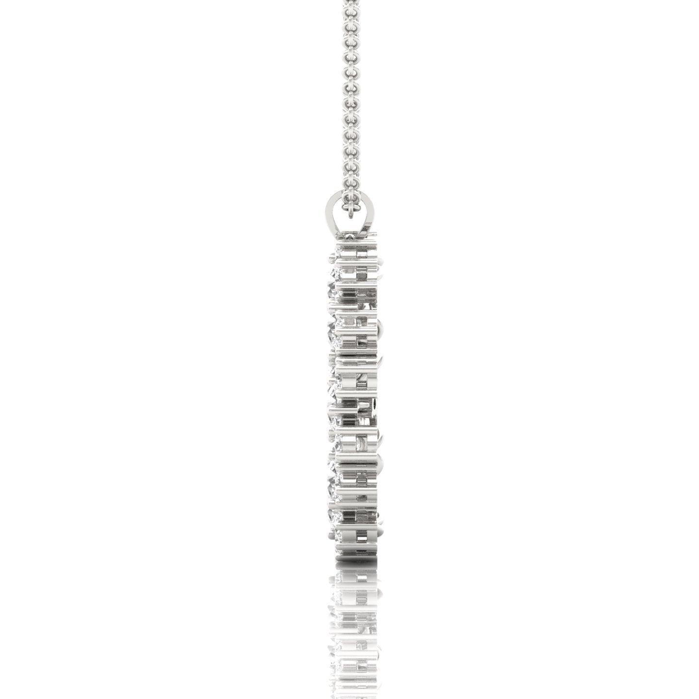 Love In Morse Code Diamond Pendant (2 ct. tw.) - Express Your Affection with Timeless Sparkle