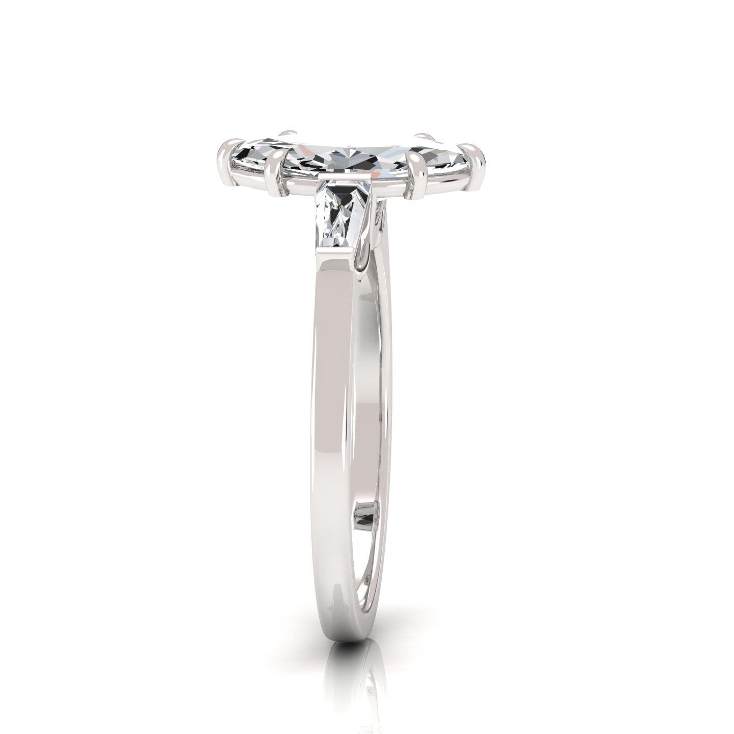 The Three Stone Marquise Engagement Ring (2.0 ct. tw.) - Embrace Elegance with Symbolism and Sparkle