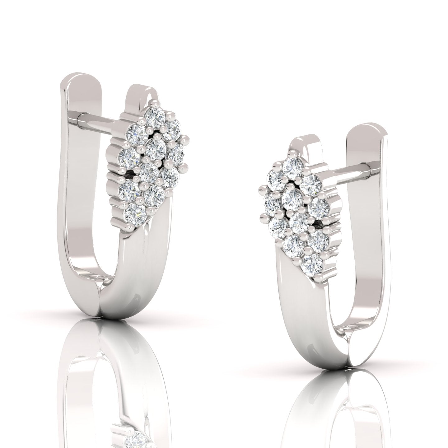 Marseille Diamond Hoop Earrings (1/4 ct. tw.) - Effortlessly Chic Sparkle for Everyday Glamour