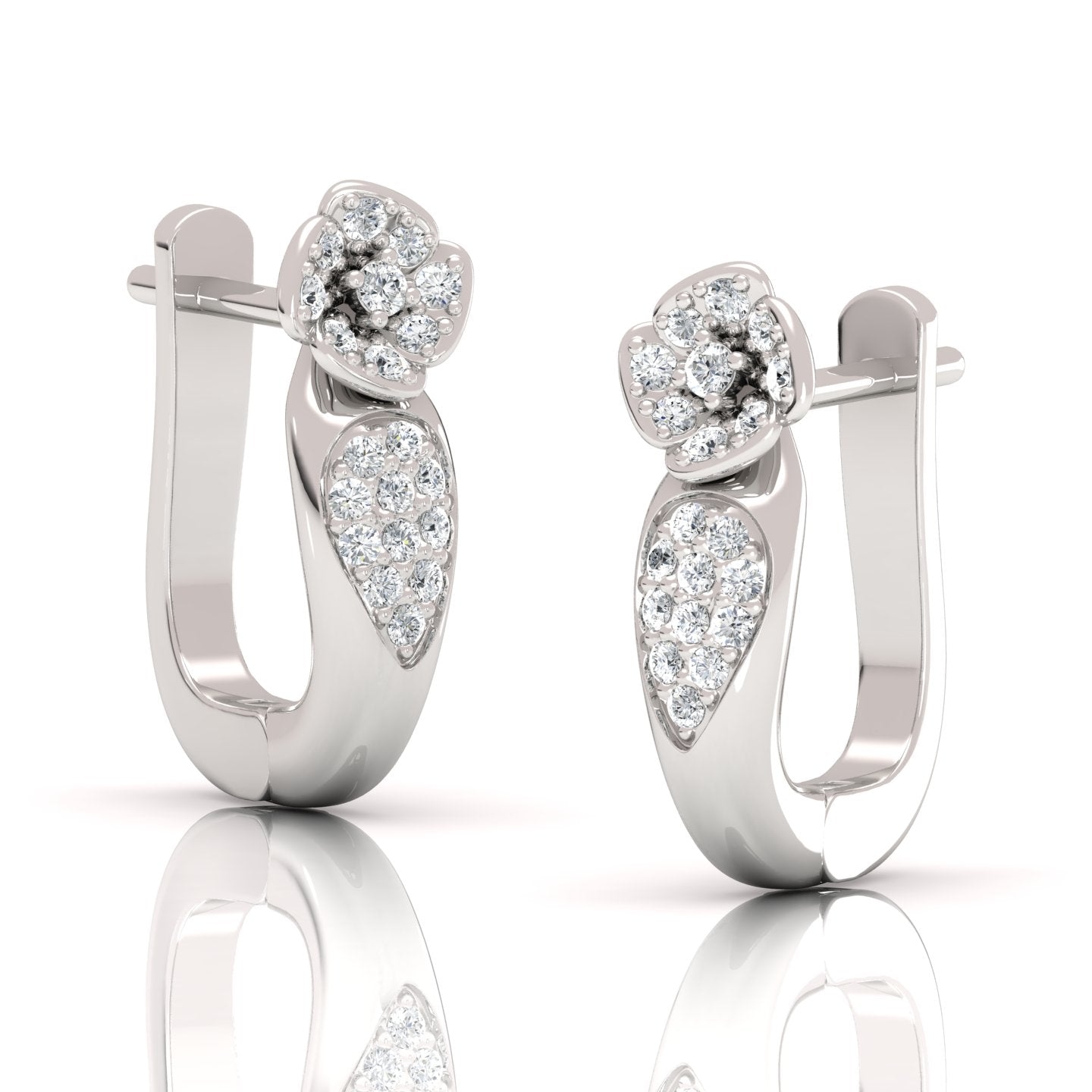 Lab Diamond Huggie Earrings (1/3 ct. tw.) - Effortless Glamour with Sustainable Sparkle