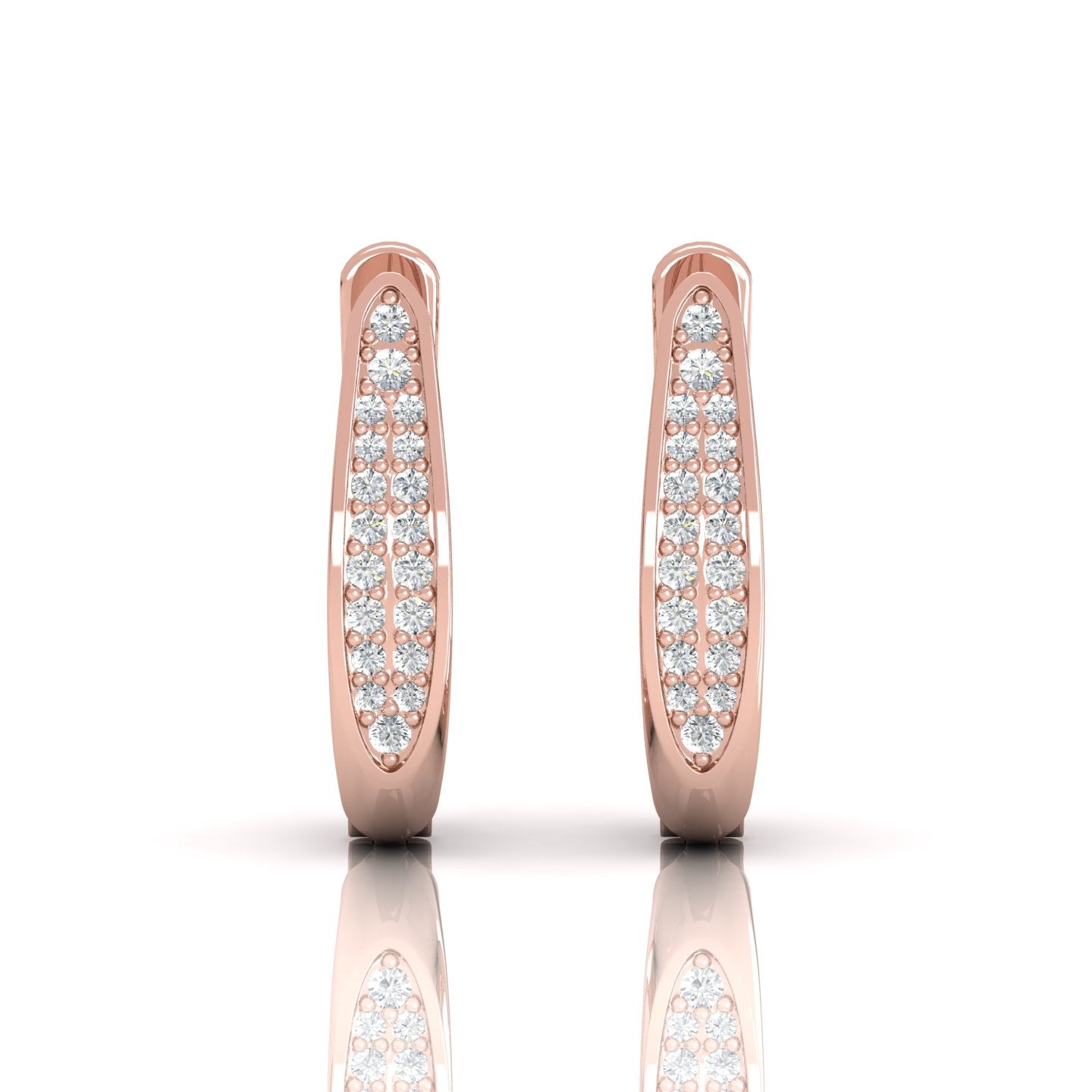 Dazzling 0.20 CTW Diamond Leverback Earrings: Timeless Elegance - Sparkle with Classic Sophistication