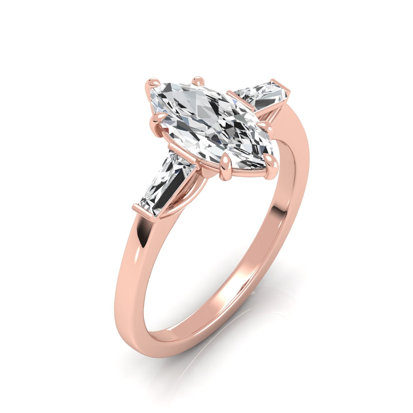 The Three Stone Marquise Engagement Ring (2.0 ct. tw.) - Embrace Elegance with Symbolism and Sparkle