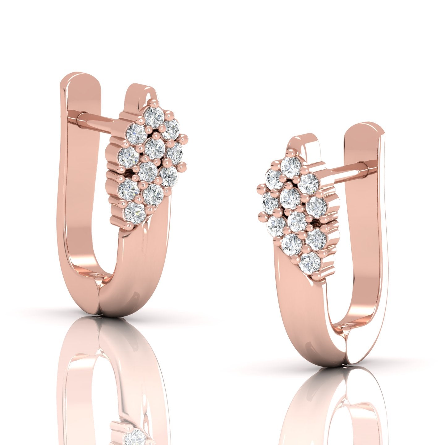 Marseille Diamond Hoop Earrings (1/4 ct. tw.) - Effortlessly Chic Sparkle for Everyday Glamour