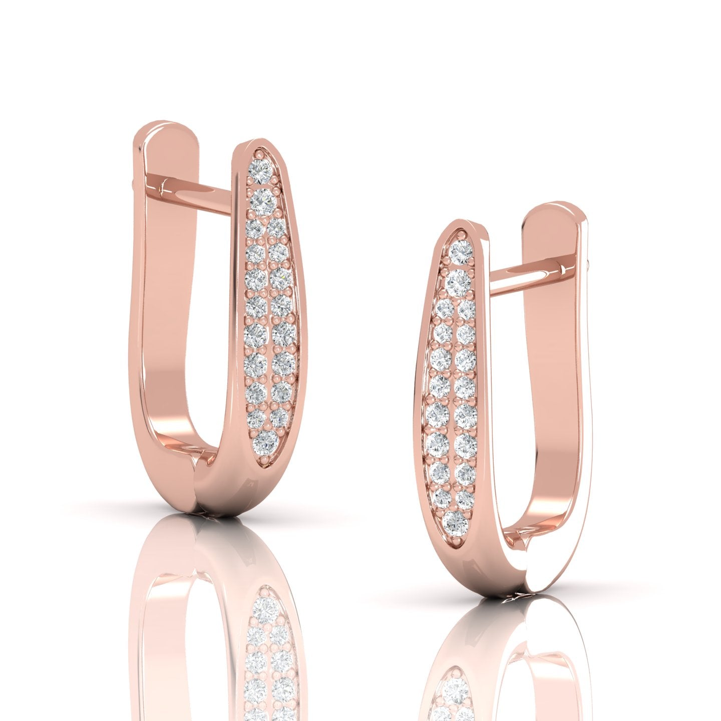 Dazzling 0.20 CTW Diamond Leverback Earrings: Timeless Elegance - Sparkle with Classic Sophistication