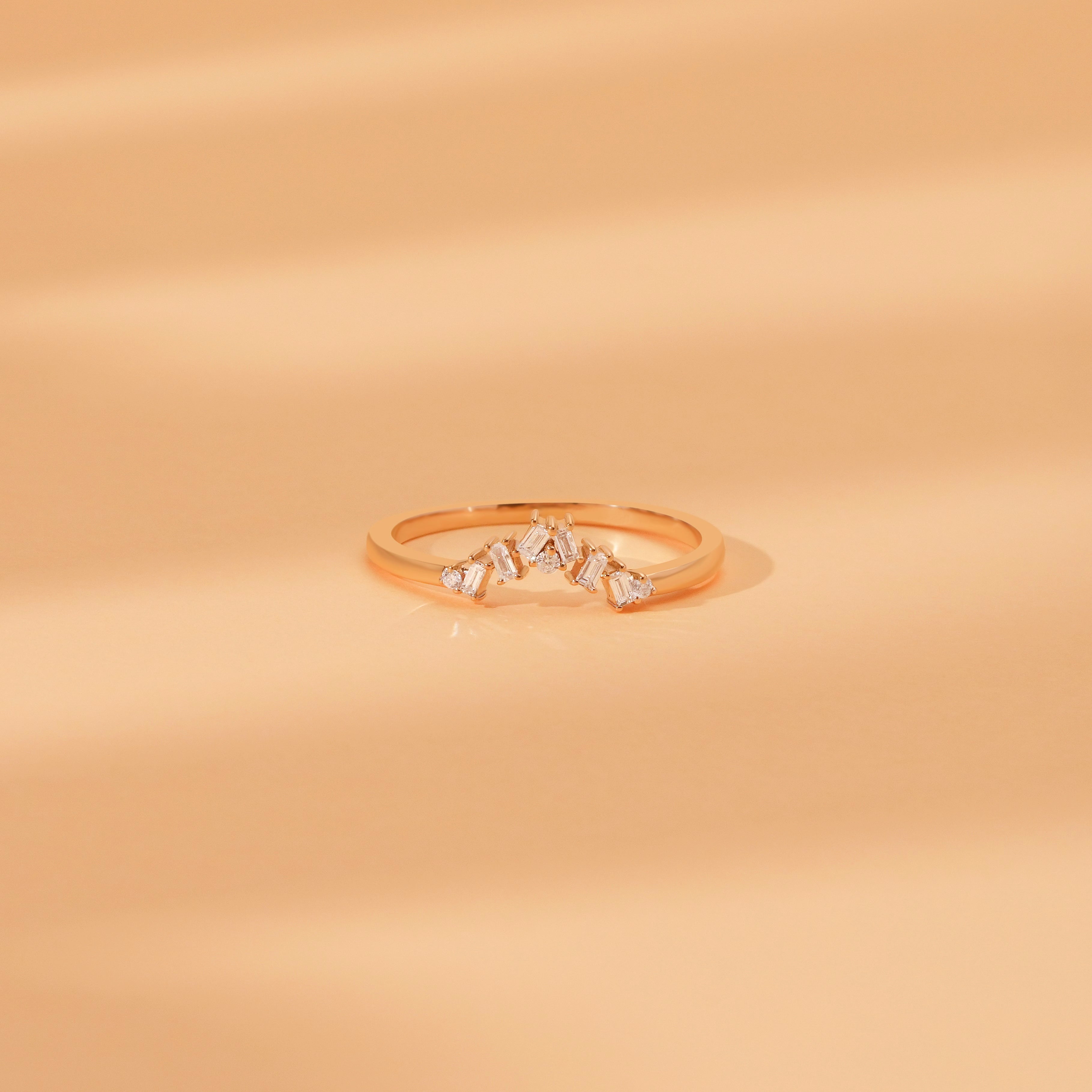 Sparkling Baguette Ring Guard