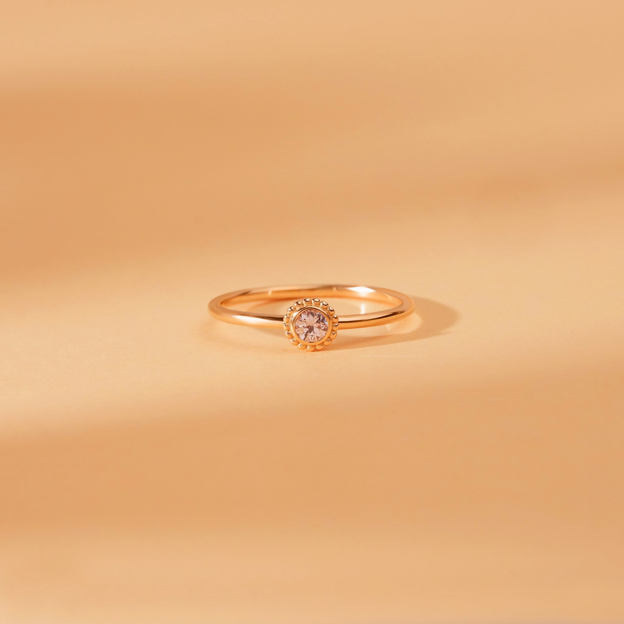 Aquamarine Deco Era Ring