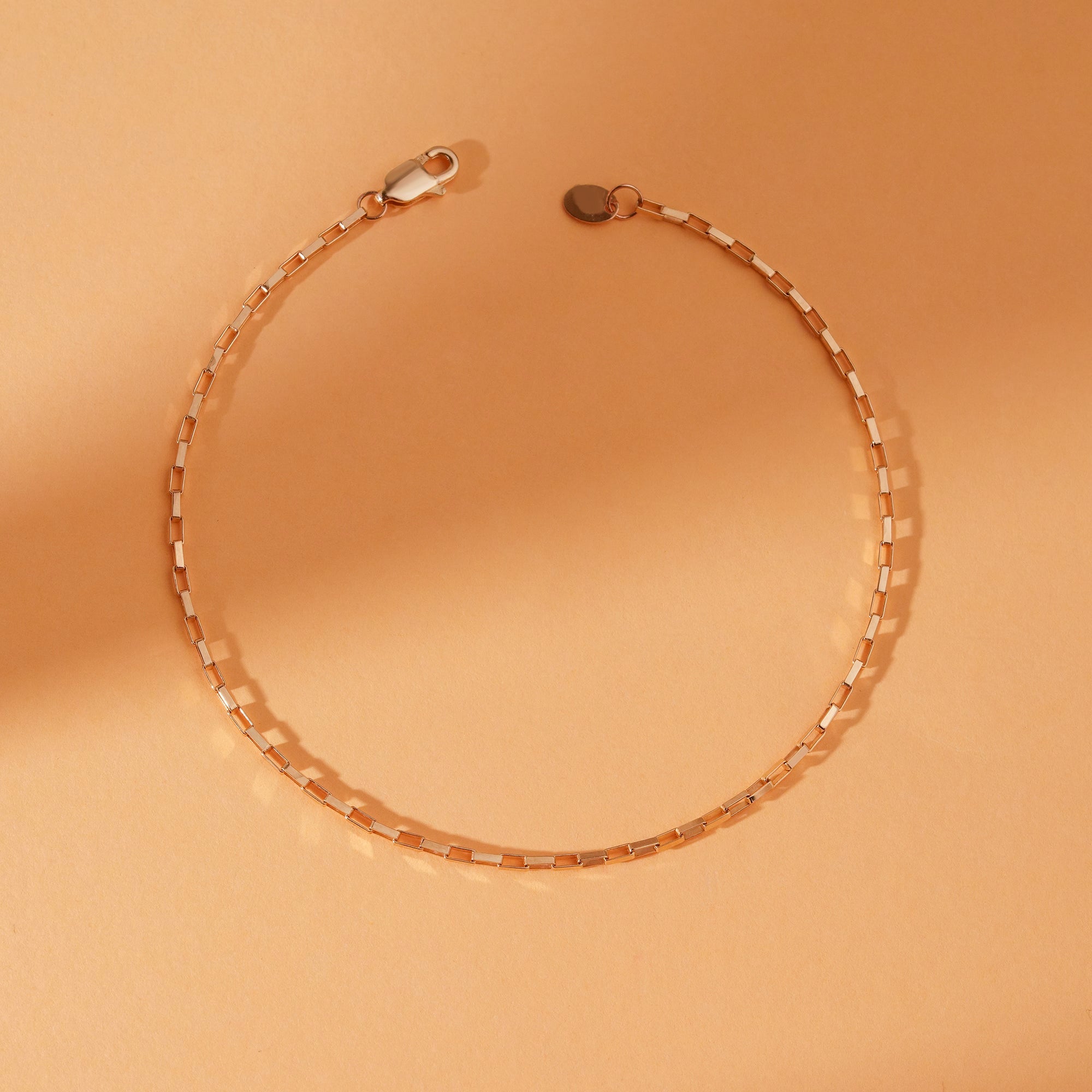 Silver Geometric Box Bracelet